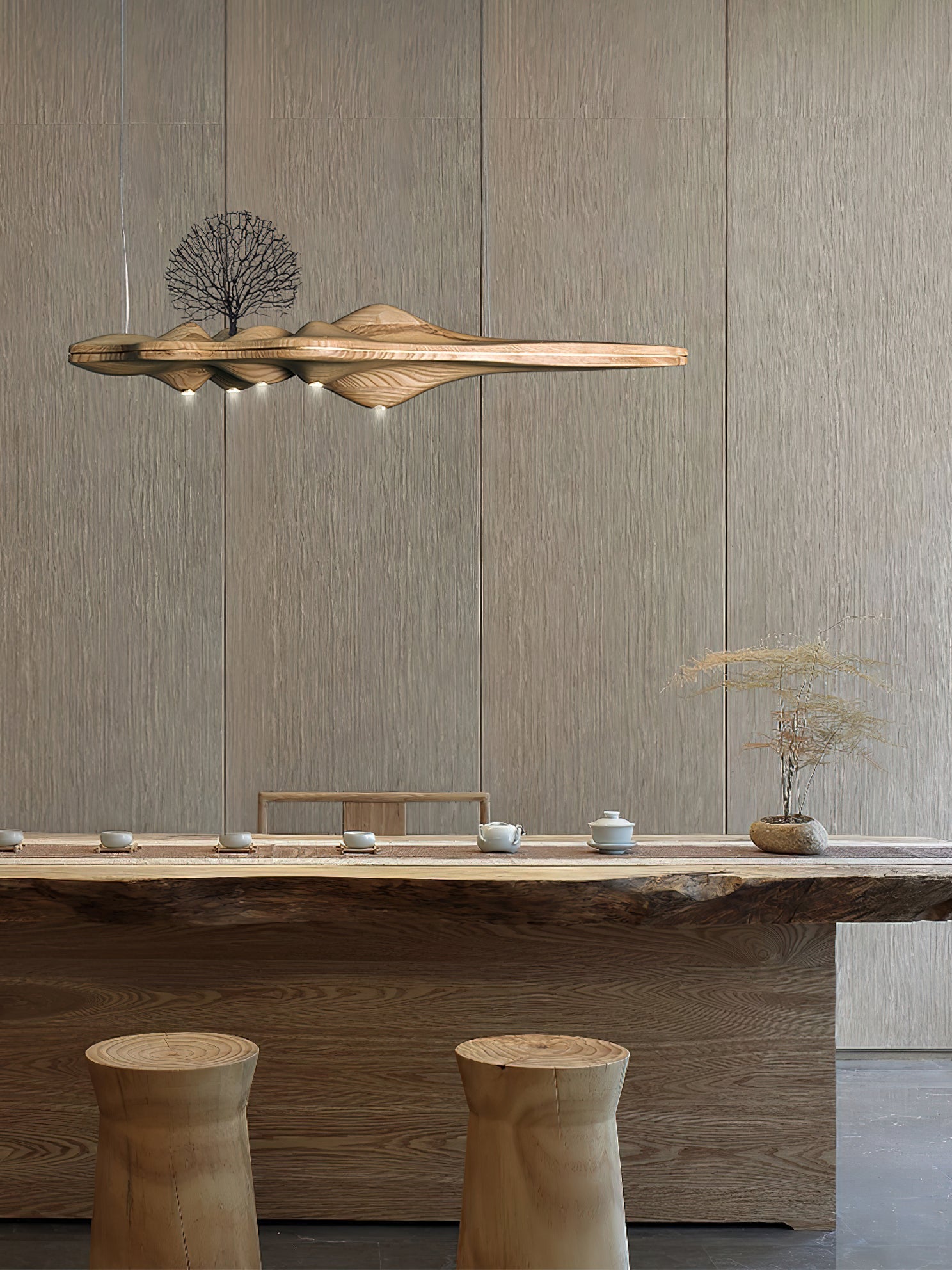 Etalyra Premium Elegance Wood Pendant Lamp - Letslighting