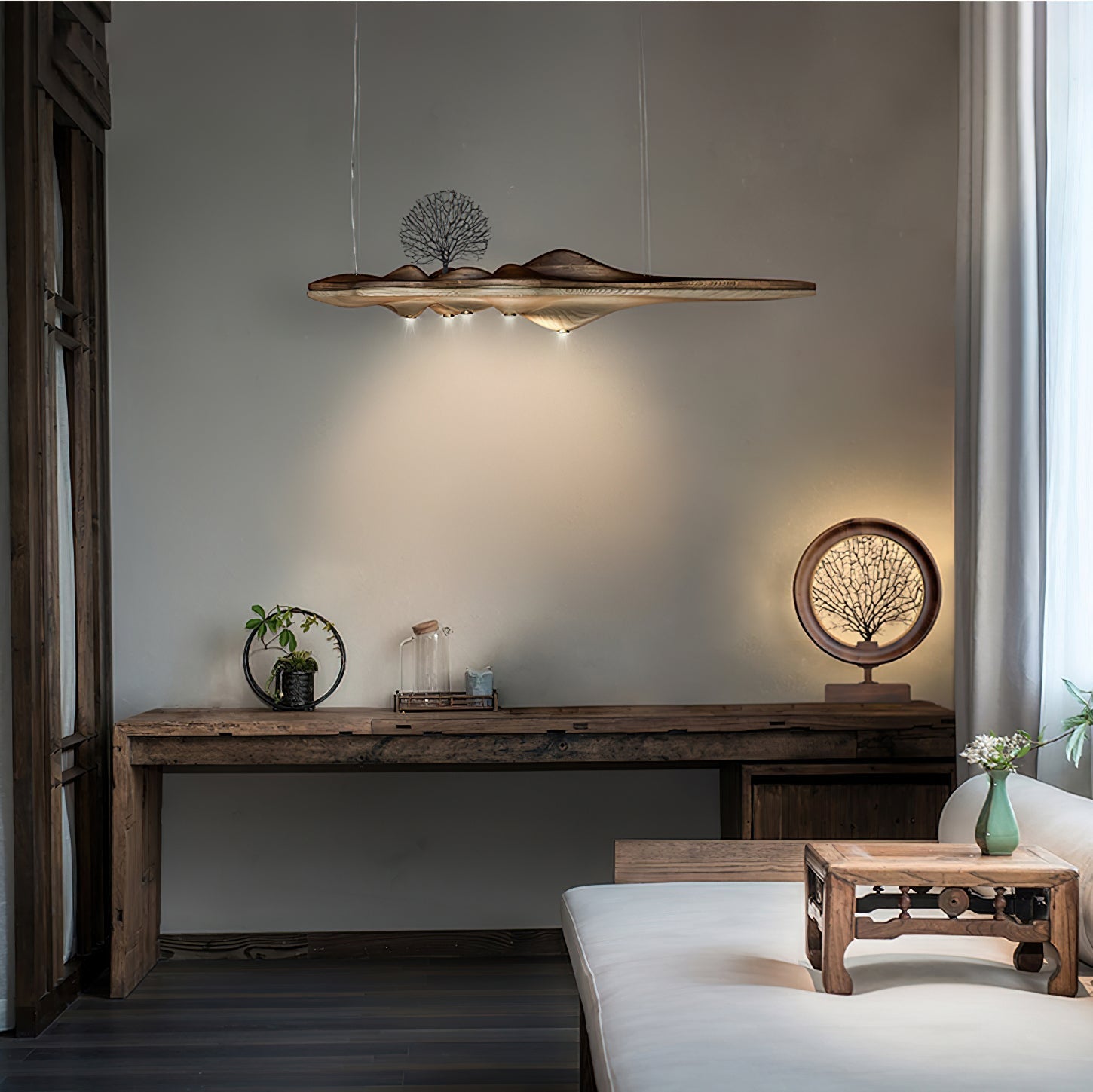 Etalyra Premium Elegance Wood Pendant Lamp - Letslighting