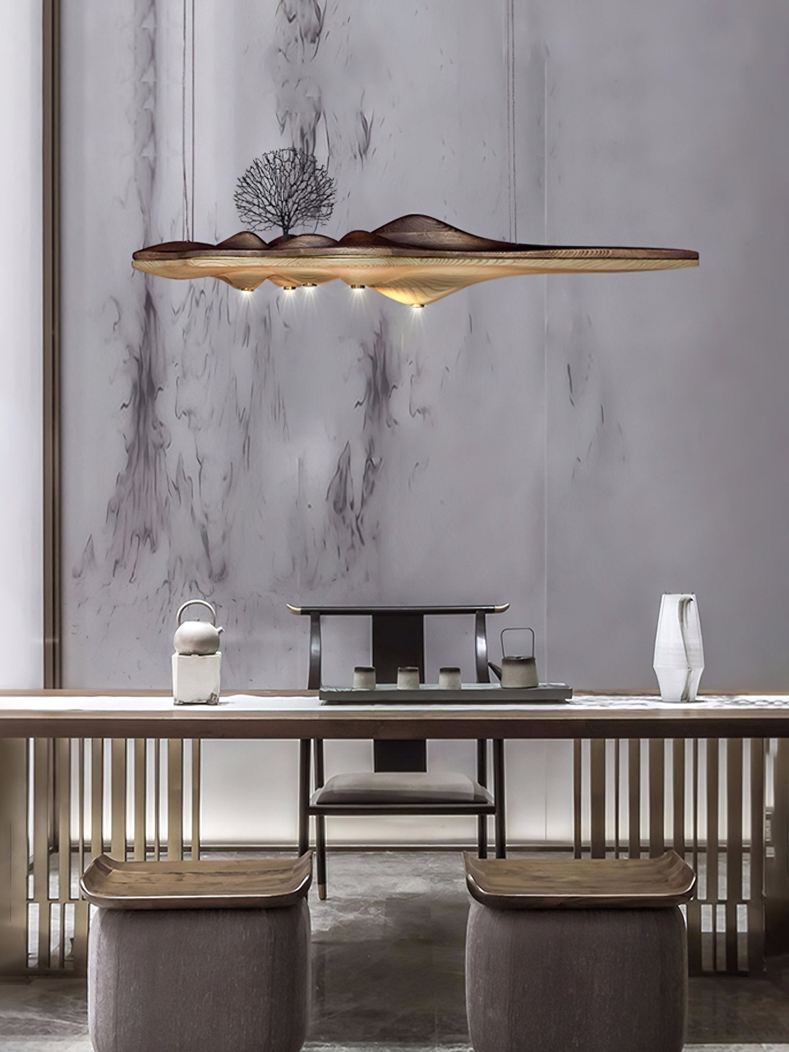 Etalyra Premium Elegance Wood Pendant Lamp - Letslighting