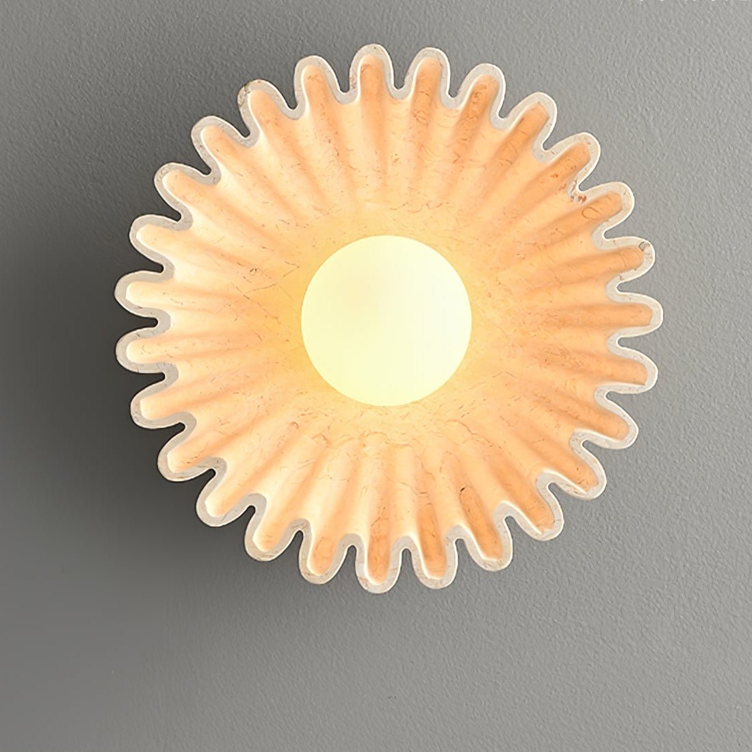 Sunray Rustic Glass Wall Lamp - Blowlighting