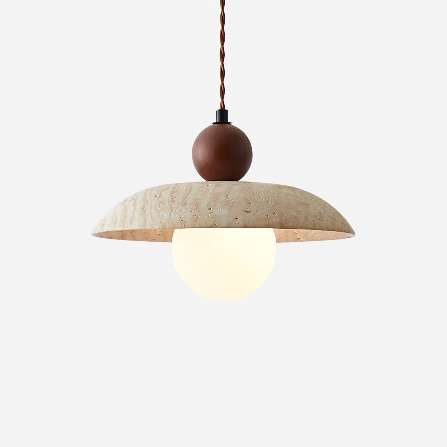 Soleil Travertine Pendant Light - Letslighting