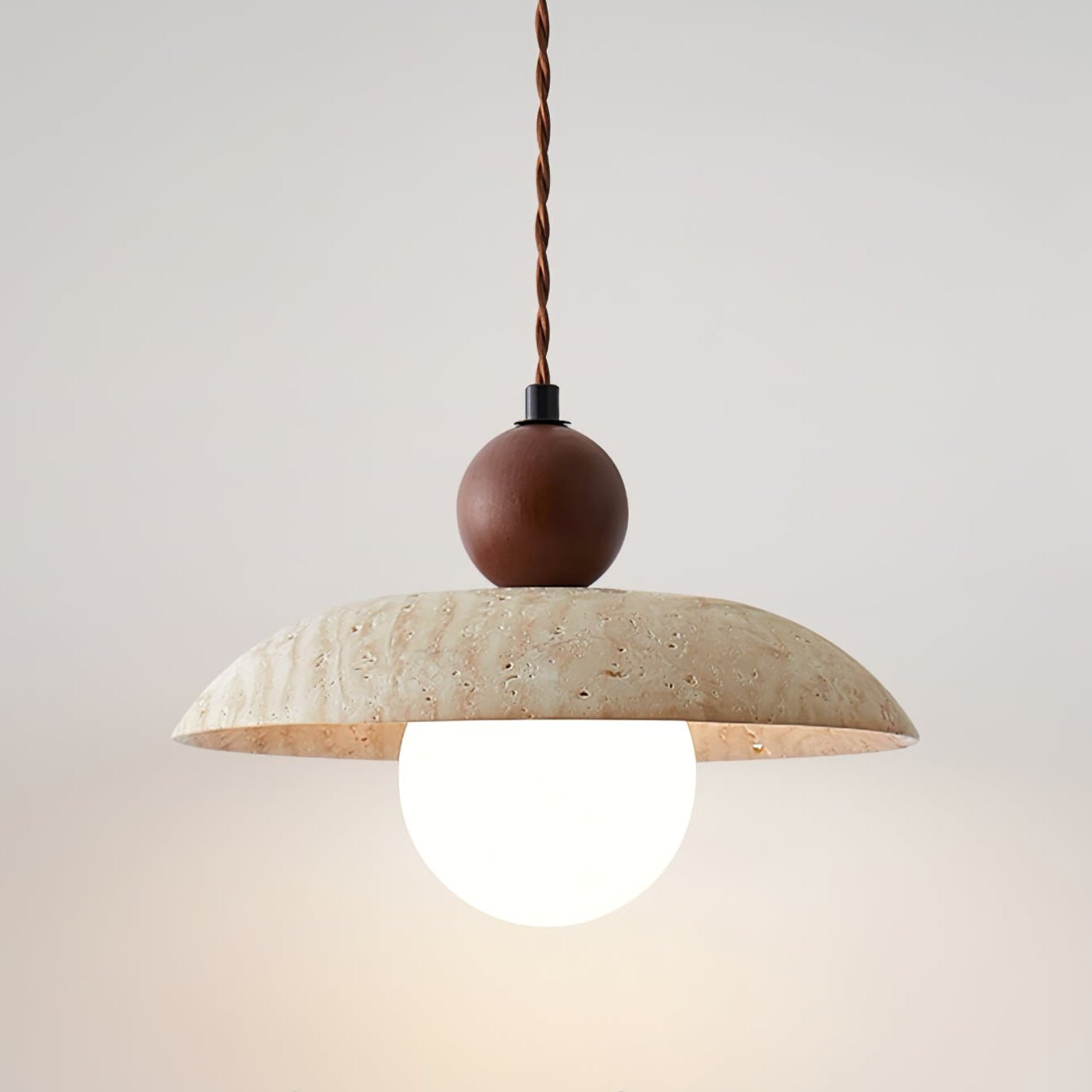 Soleil Travertine Pendant Light - Letslighting