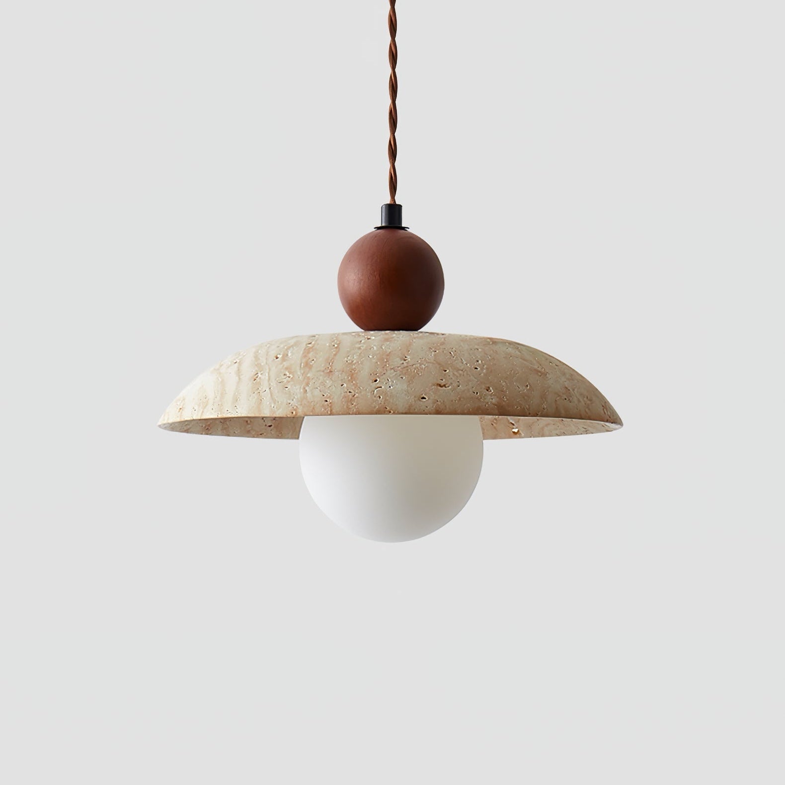 Soleil Travertine Pendant Light - Letslighting