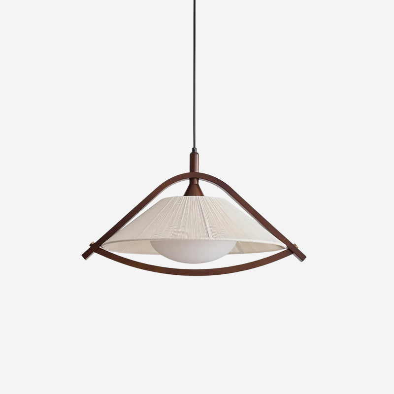 Sonoma Pendant Lamp with Thread-Wrapped Shade - Letslighting