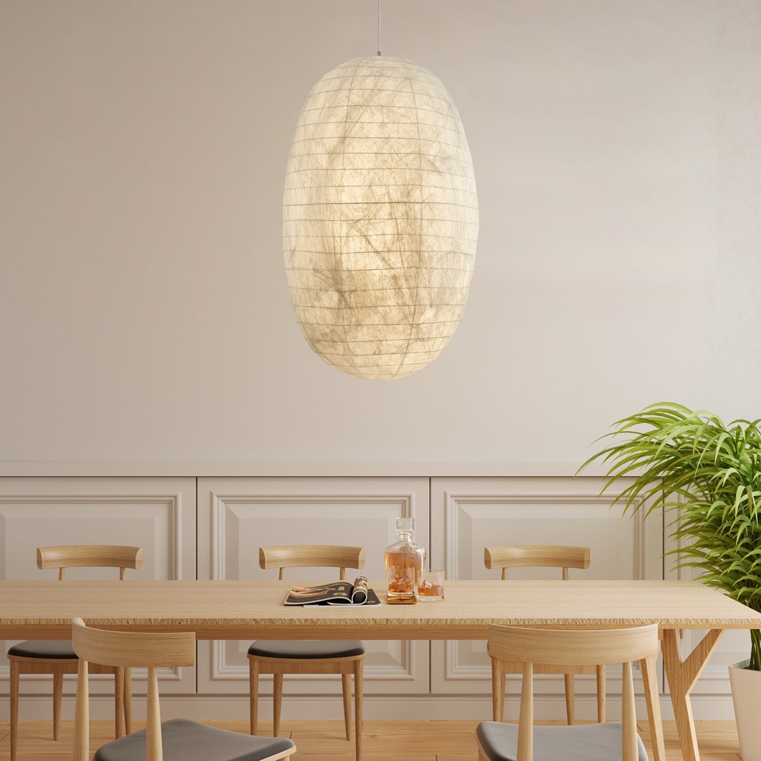 Oldoryra Silk Retro Pendant Light - Letslighting