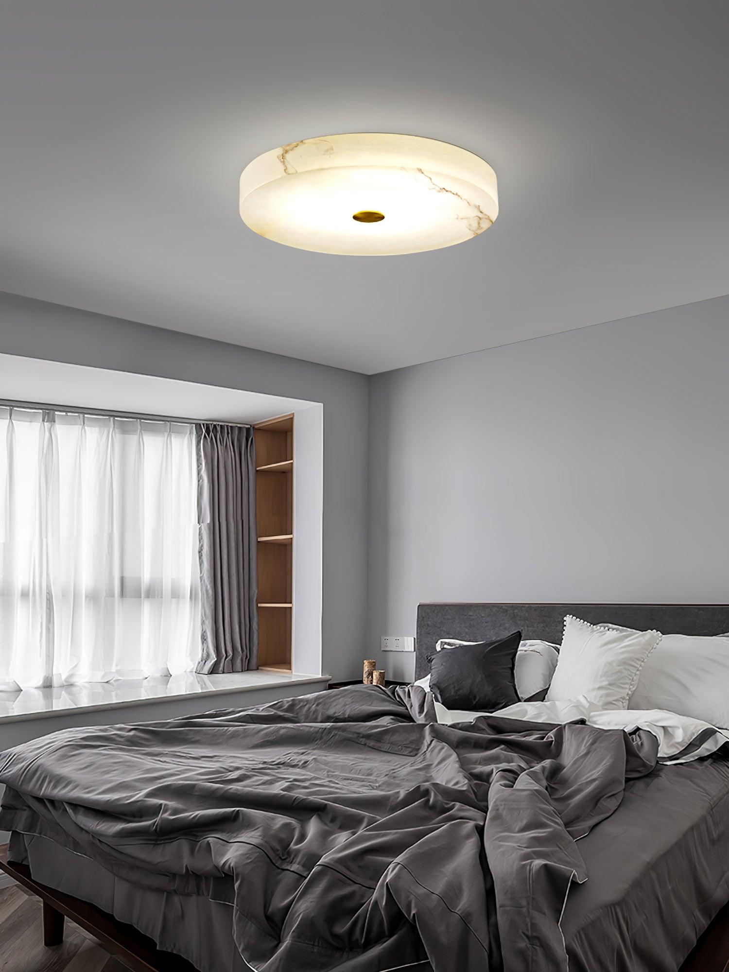 Olaean Alabaster Ceiling Light - Letslighting