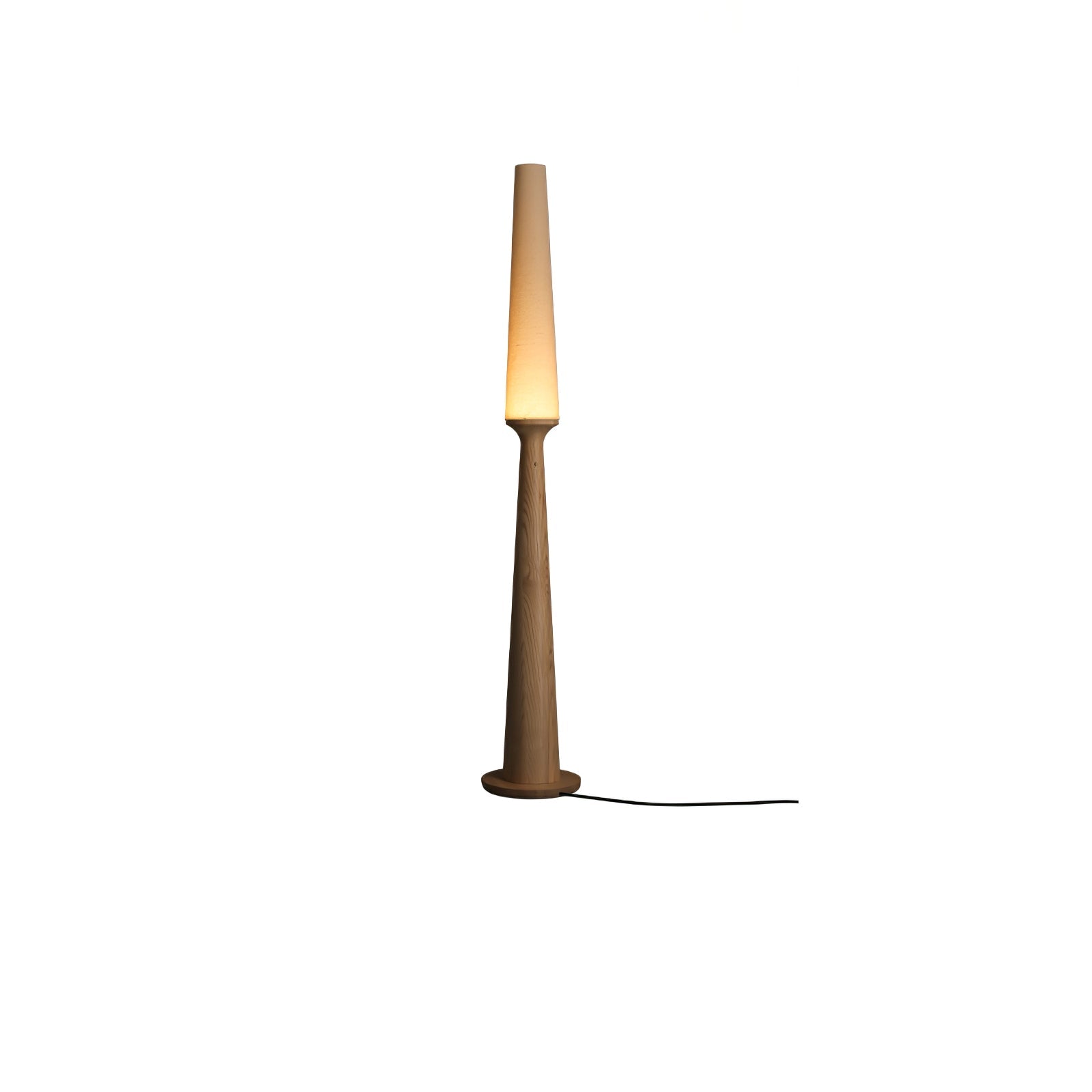 Vetheora Tapered Wood Floor Lamp - Letslighting
