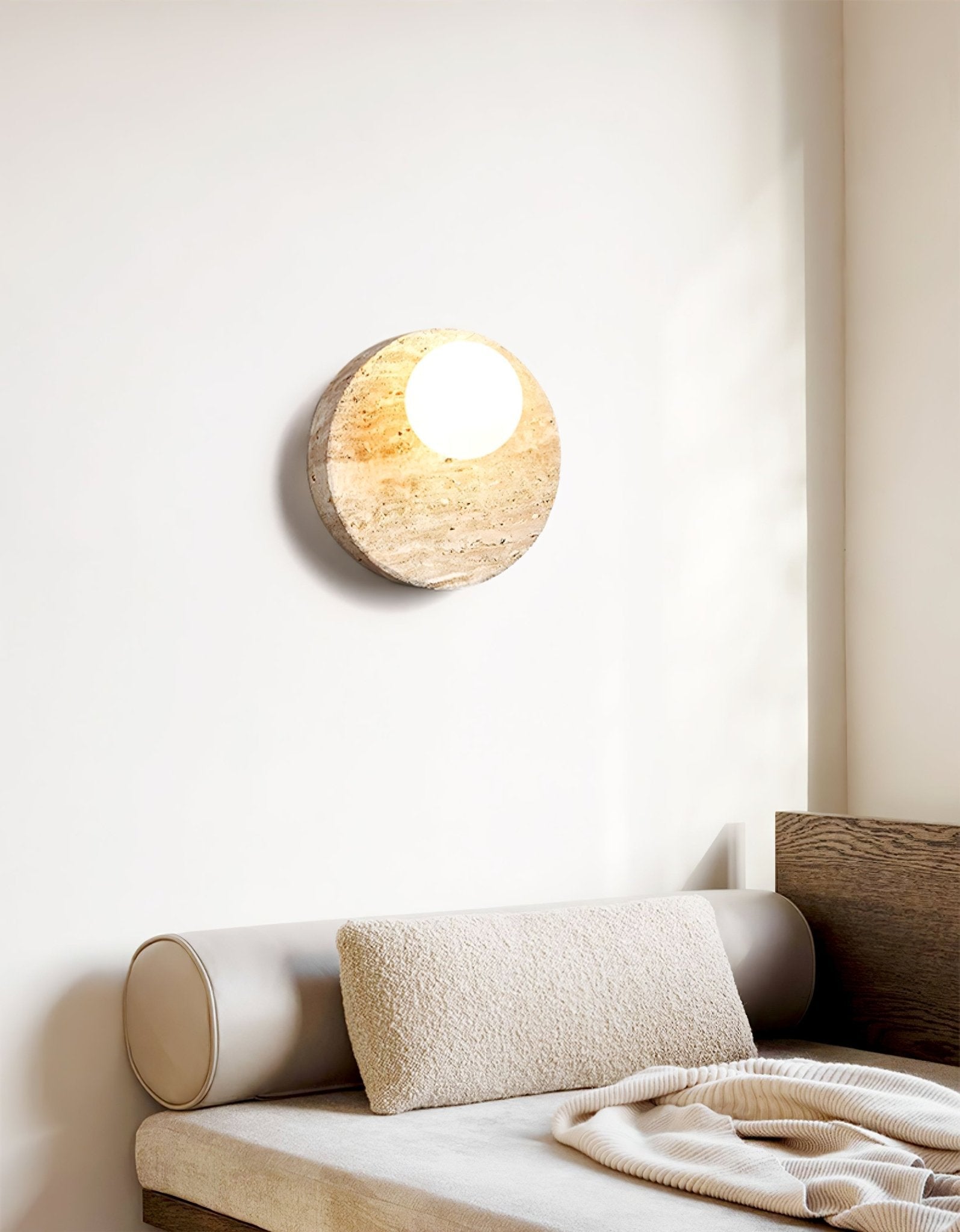 Sorella Travertine Sconce - Letslighting