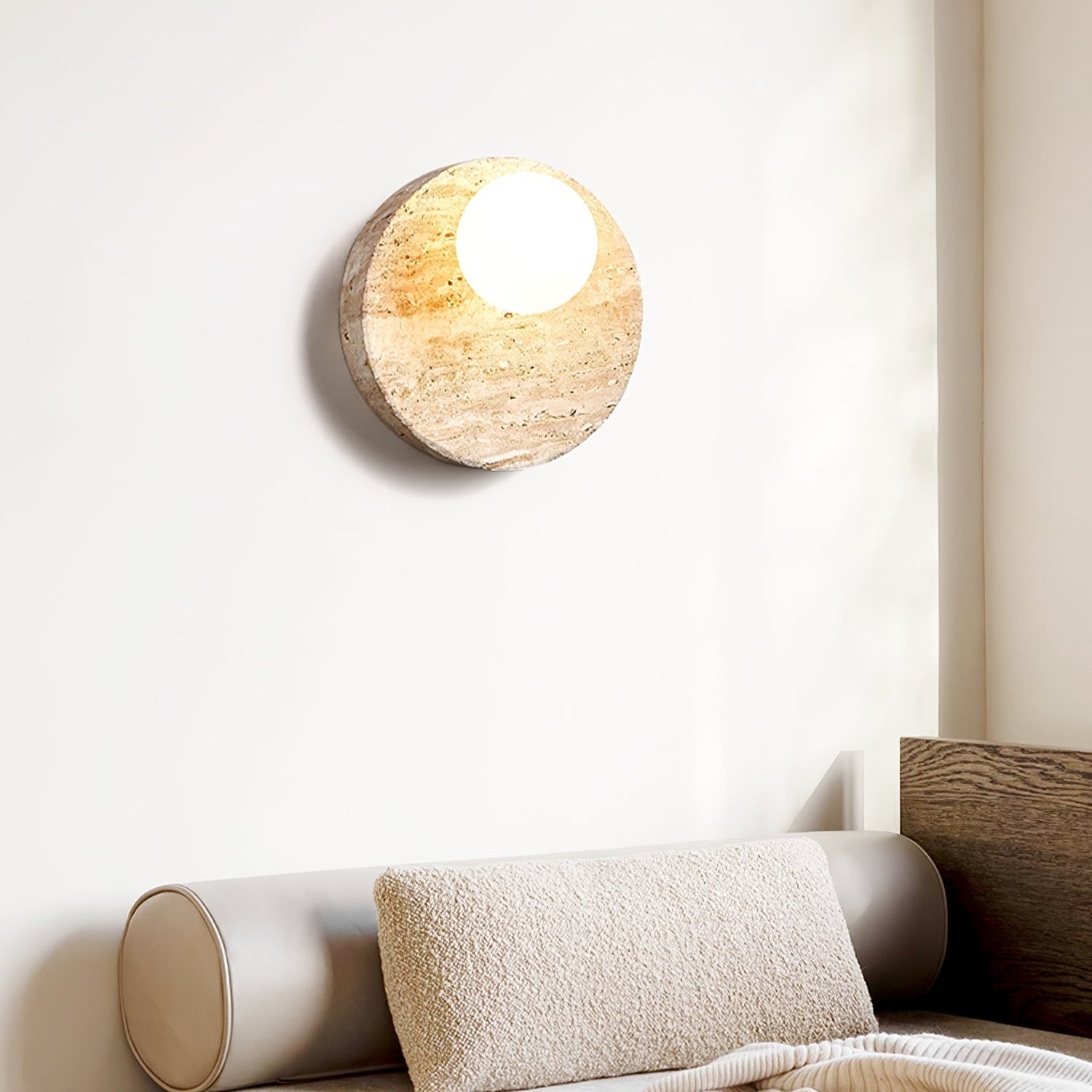 Sorella Travertine Sconce - Letslighting