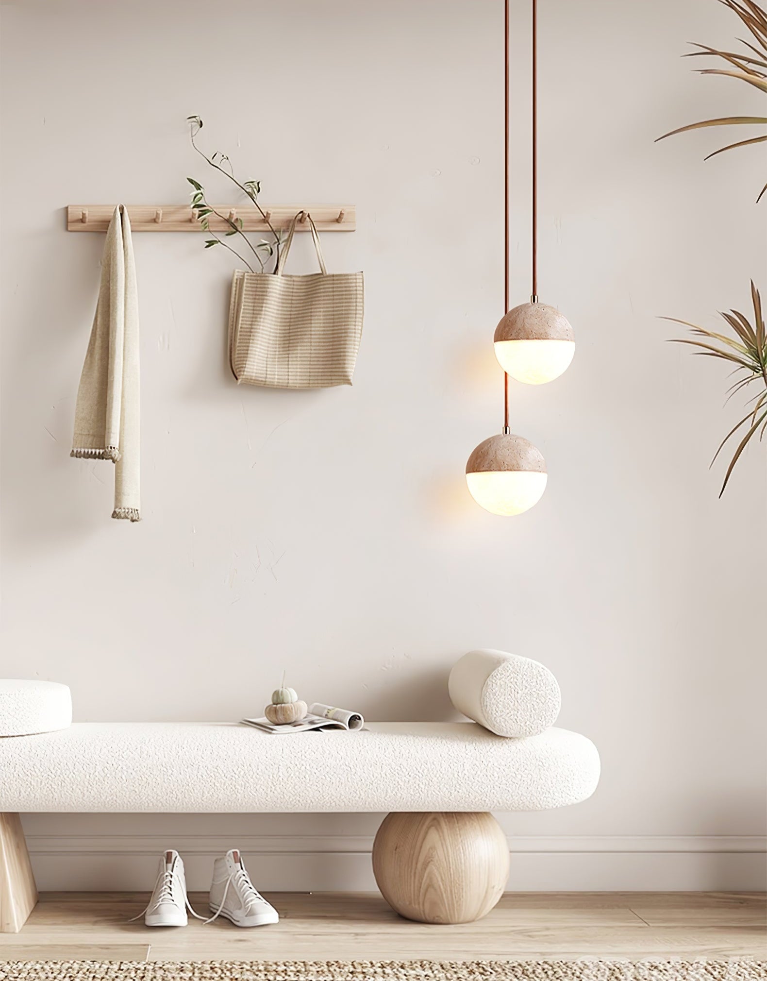 Soren Travertine Pendant Light - Letslighting