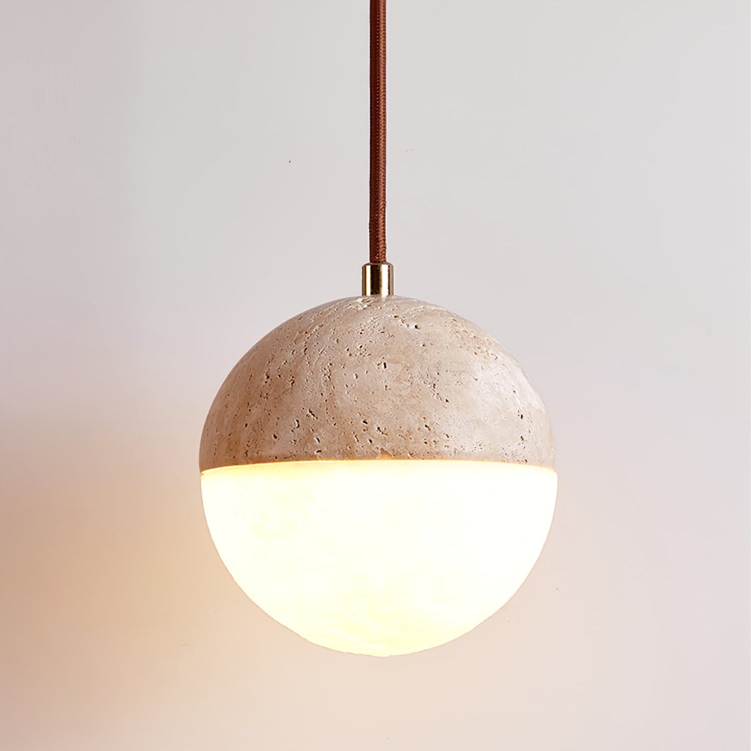 Soren Travertine Pendant Light - Letslighting
