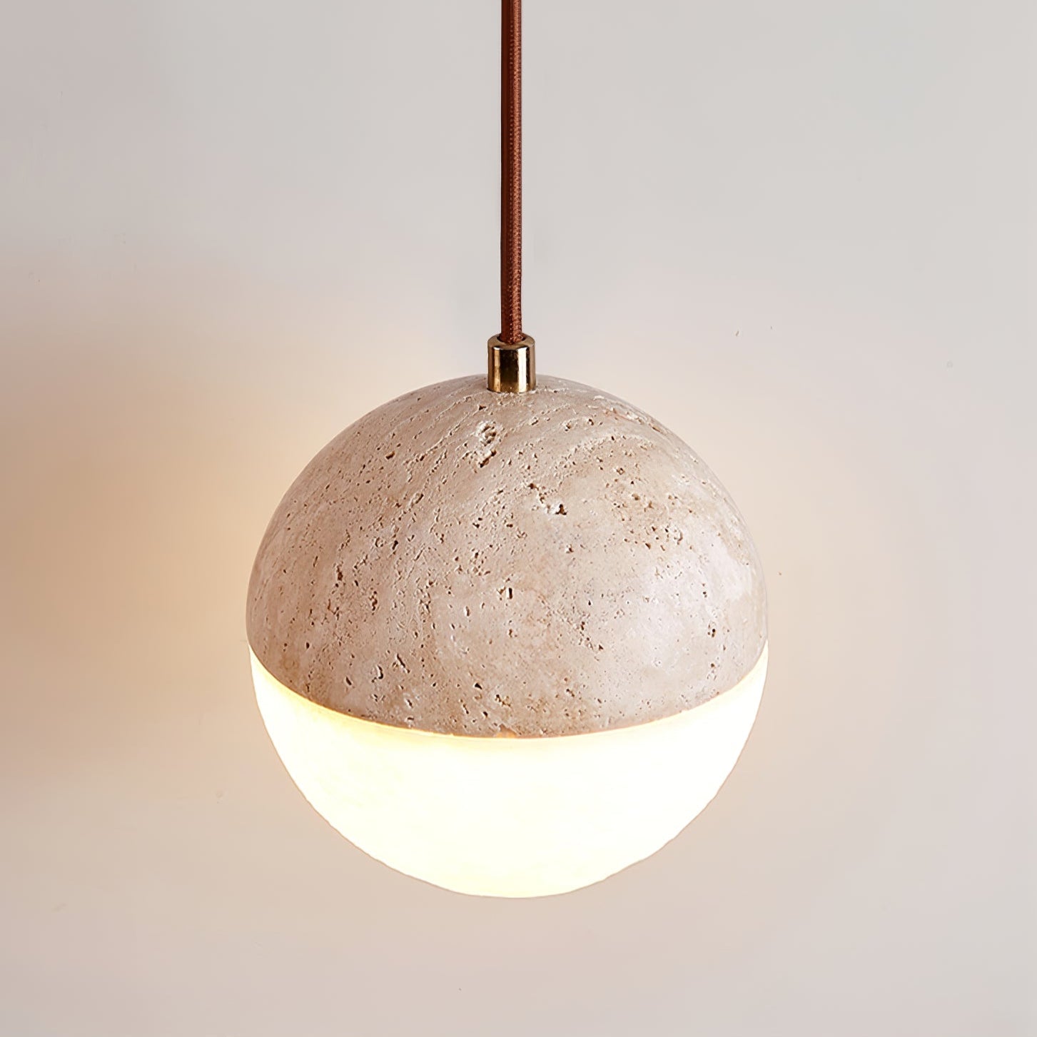 Soren Travertine Pendant Light - Letslighting