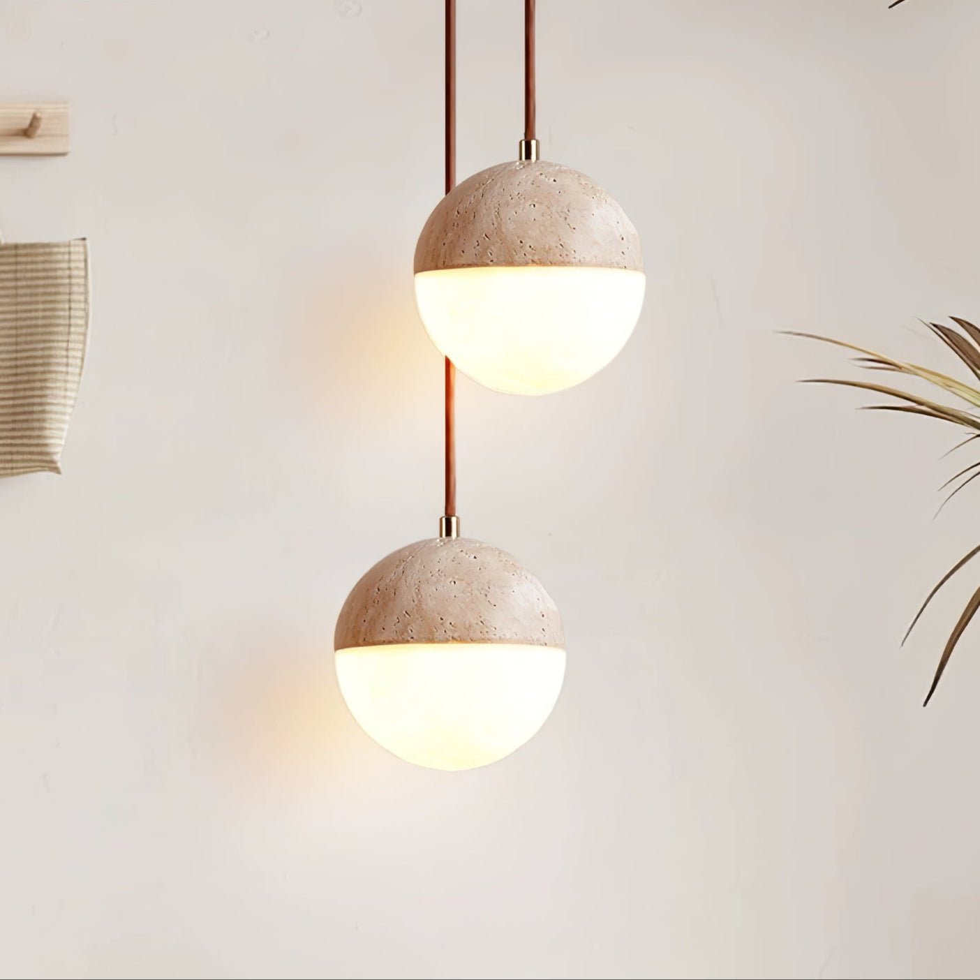 Soren Travertine Pendant Light - Letslighting