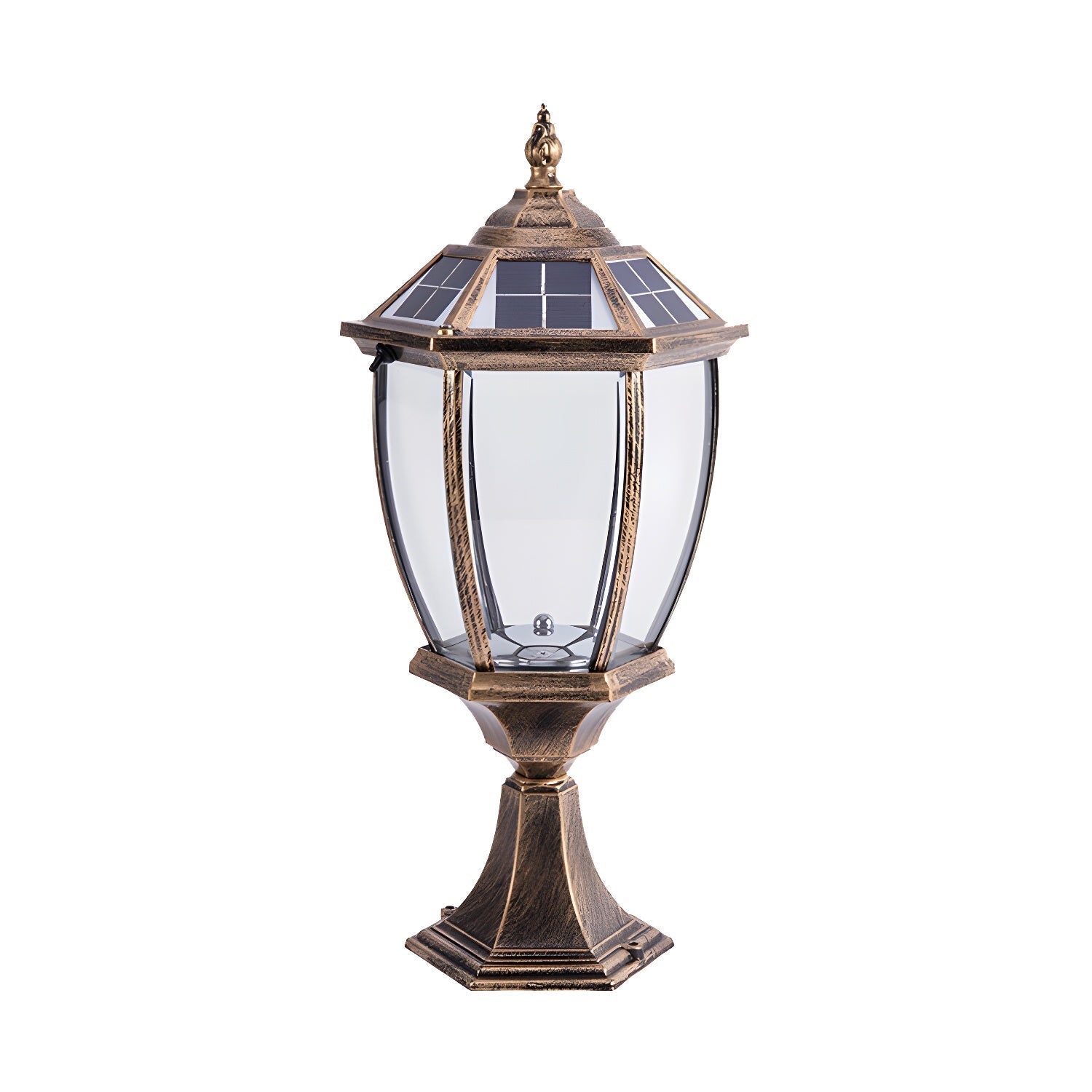 Cezoria Unique Solar Glass Lantern Outdoor Lamp - Letslighting