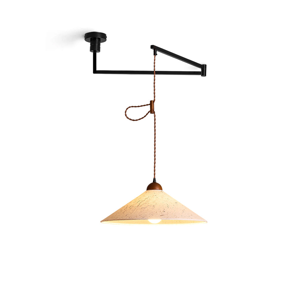 Torrent Swing Arm Pendant Light Natural - Letslighting