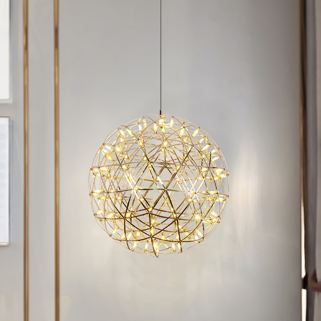 Ivthayra Postmodern Luxury Ball Gold Pendant Light - Letslighting