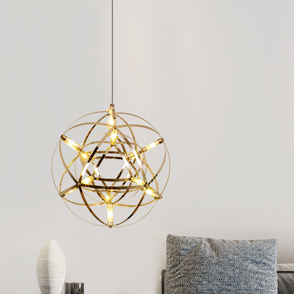 Ivthayra Postmodern Luxury Ball Gold Pendant Light - Letslighting
