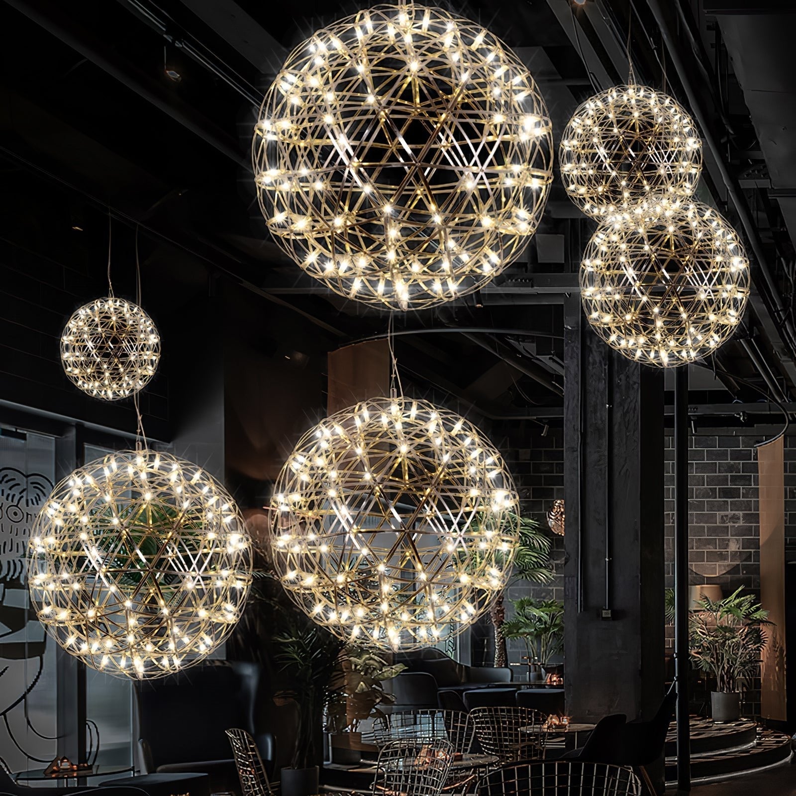 Ivthayra Postmodern Luxury Ball Gold Pendant Light - Letslighting