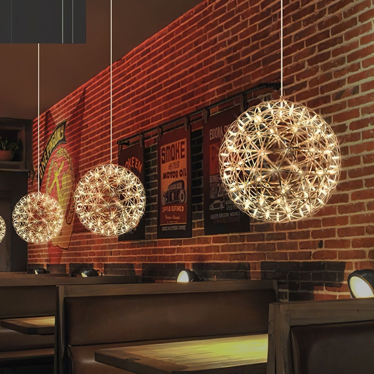 Ivthayra Postmodern Luxury Ball Gold Pendant Light - Letslighting