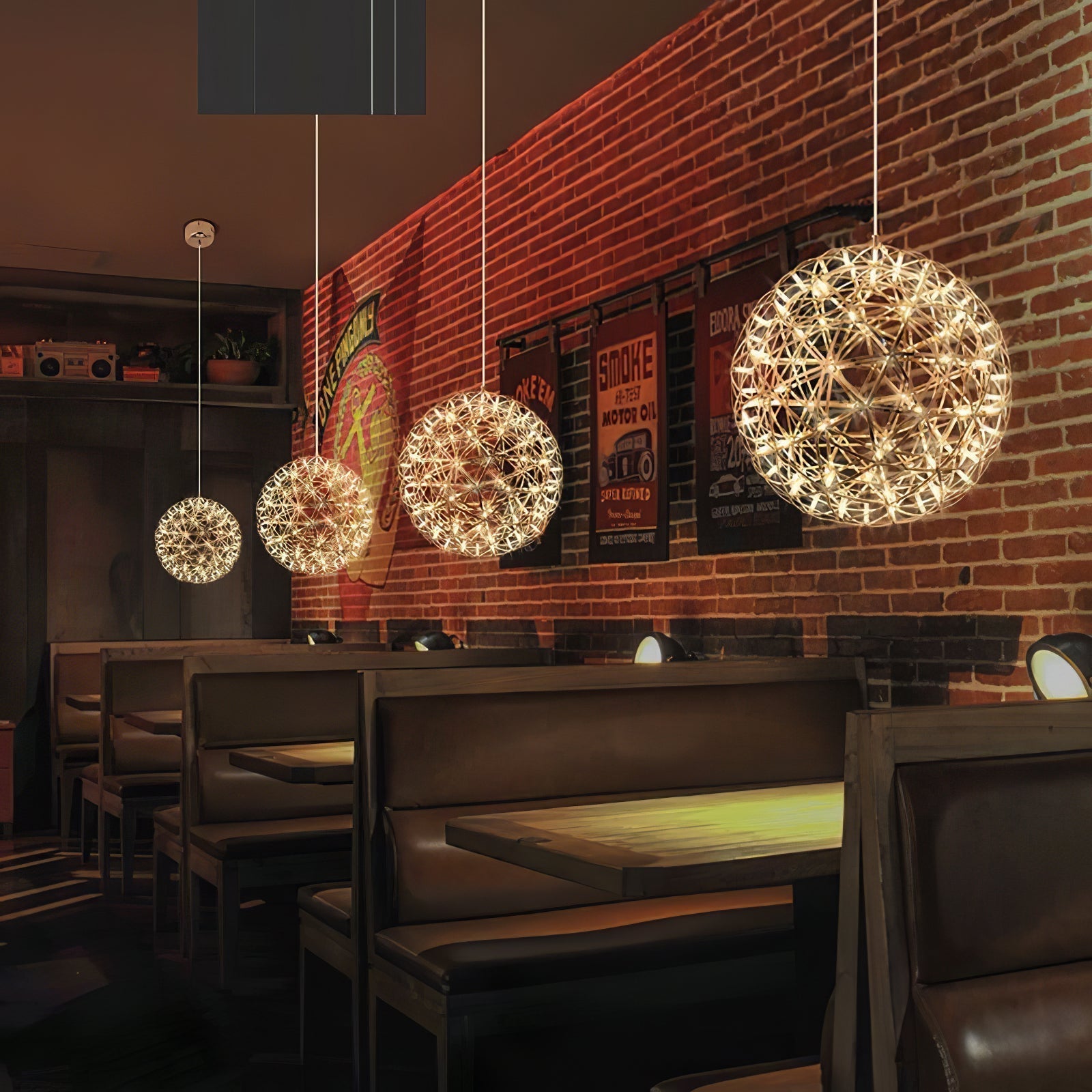 Lustra Pendant Lamp Spark Ball for Living Room - Letslighting