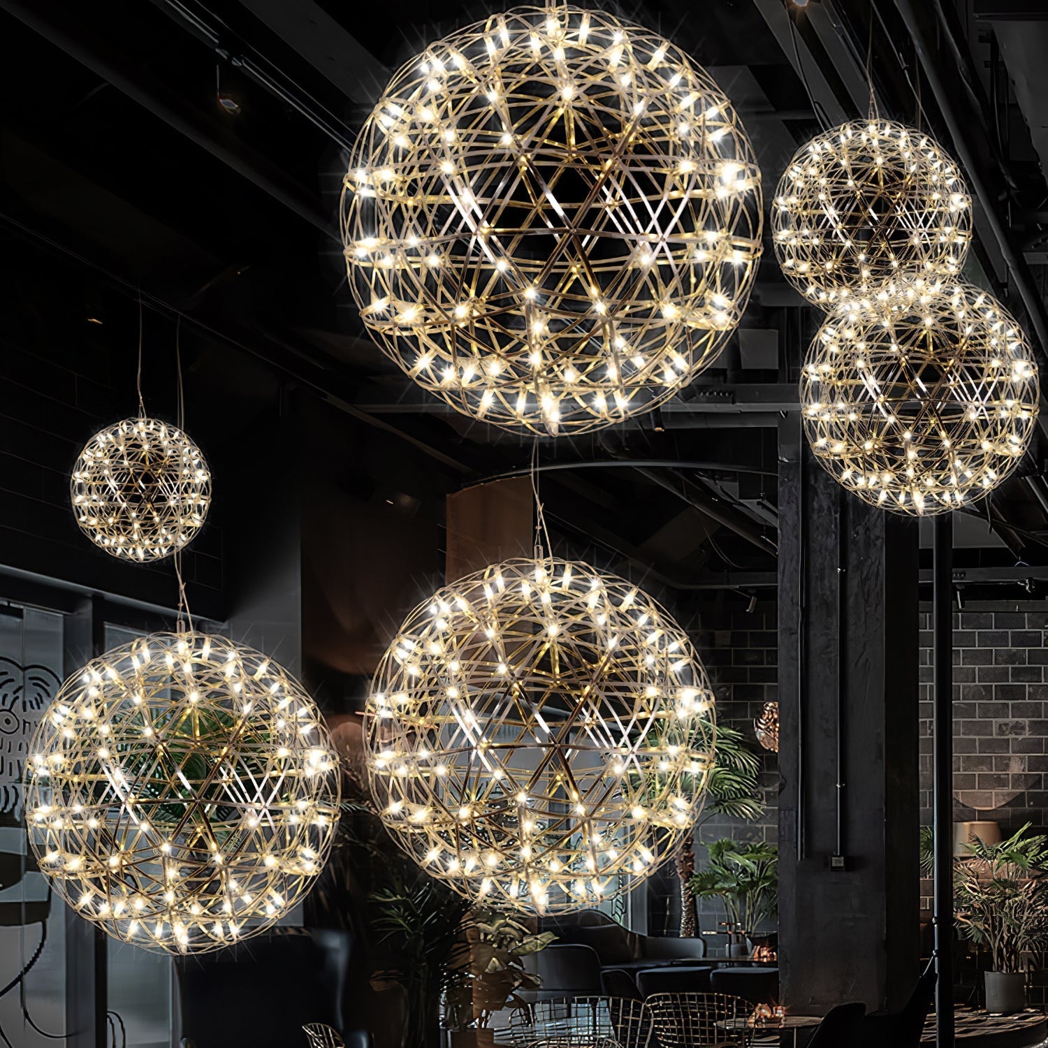 Ivthayra Postmodern Luxury Ball Gold Pendant Light - Letslighting