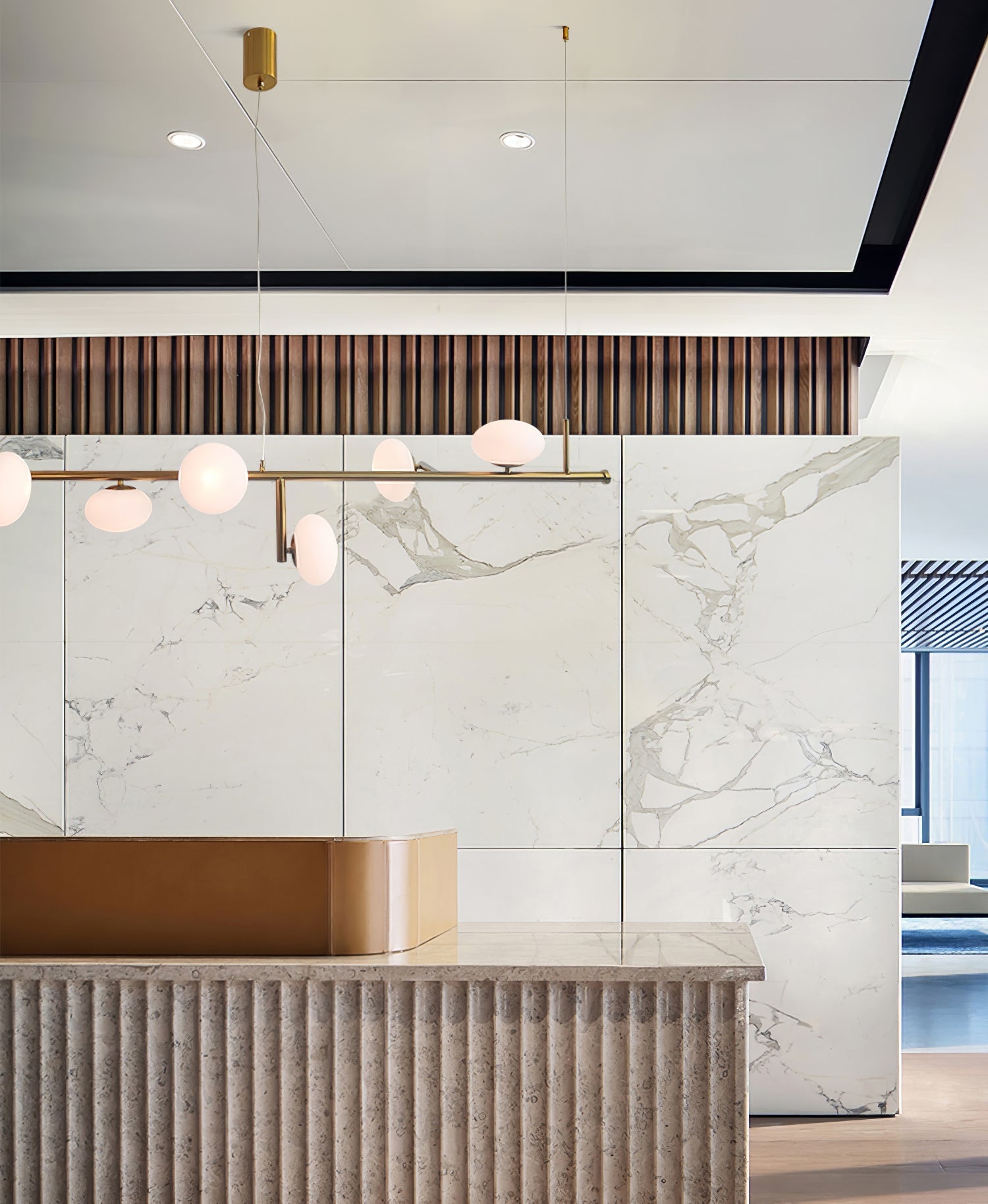 Balance Modern Glass Chandelier - Letslighting