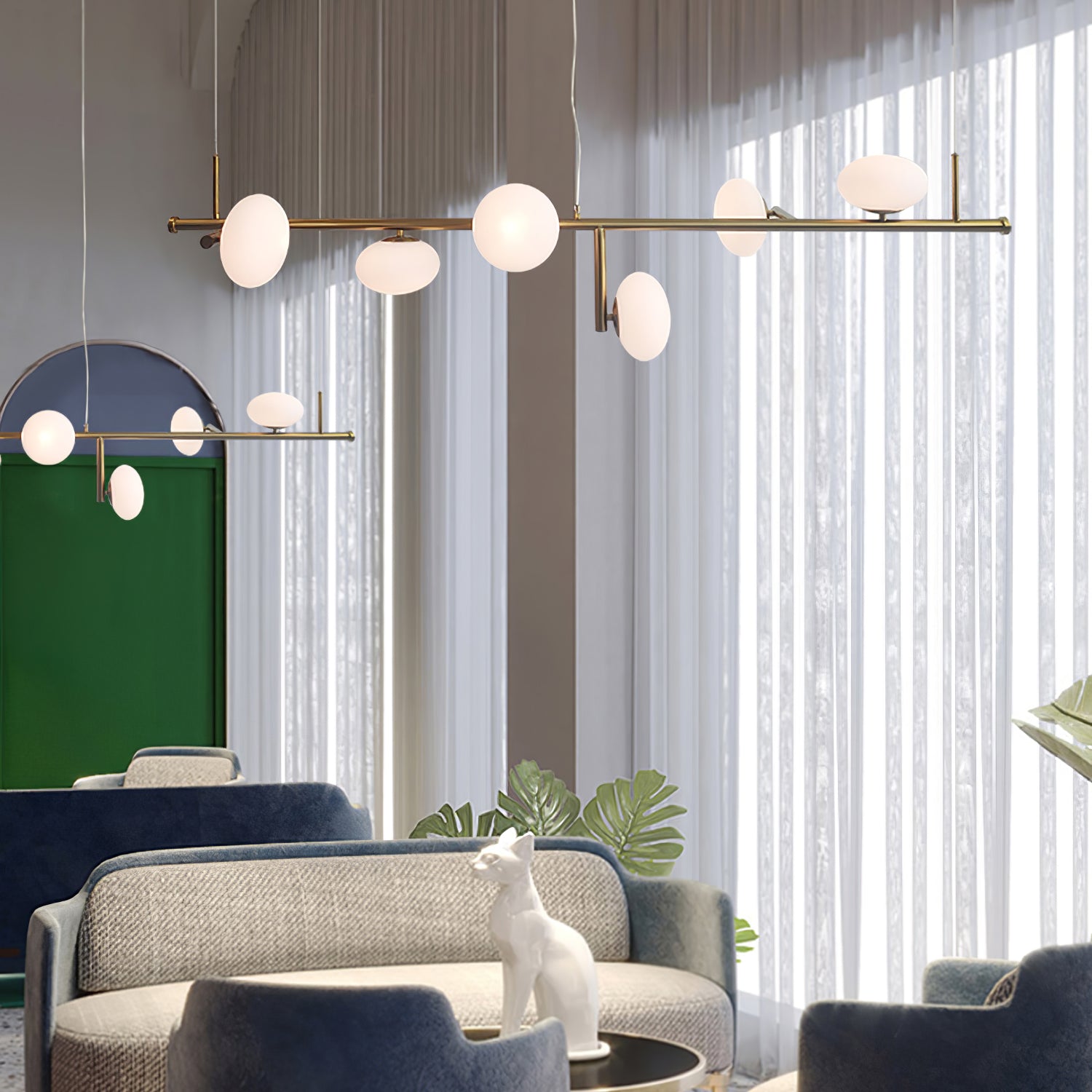 Balance Modern Glass Chandelier - Letslighting