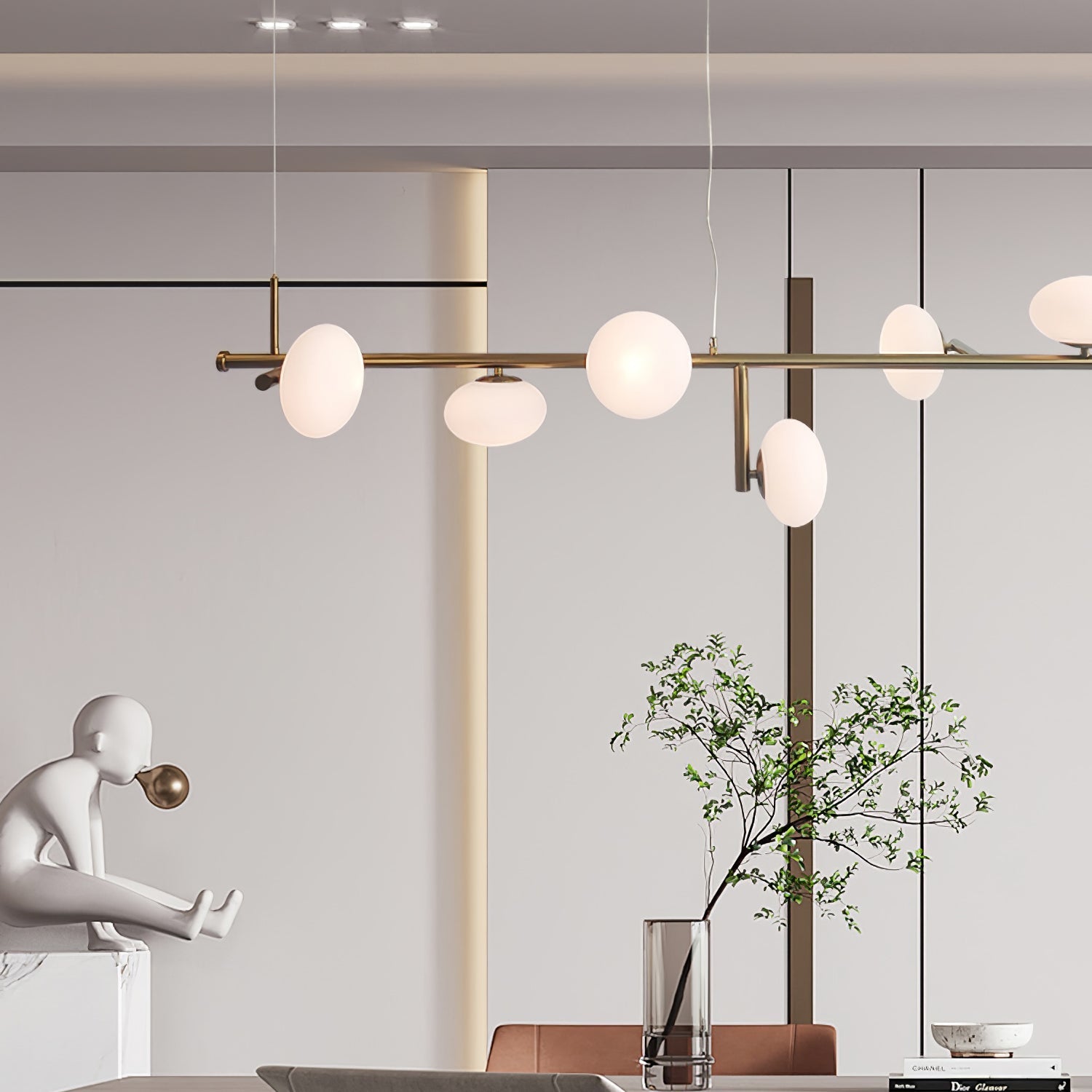 Balance Modern Glass Chandelier - Letslighting