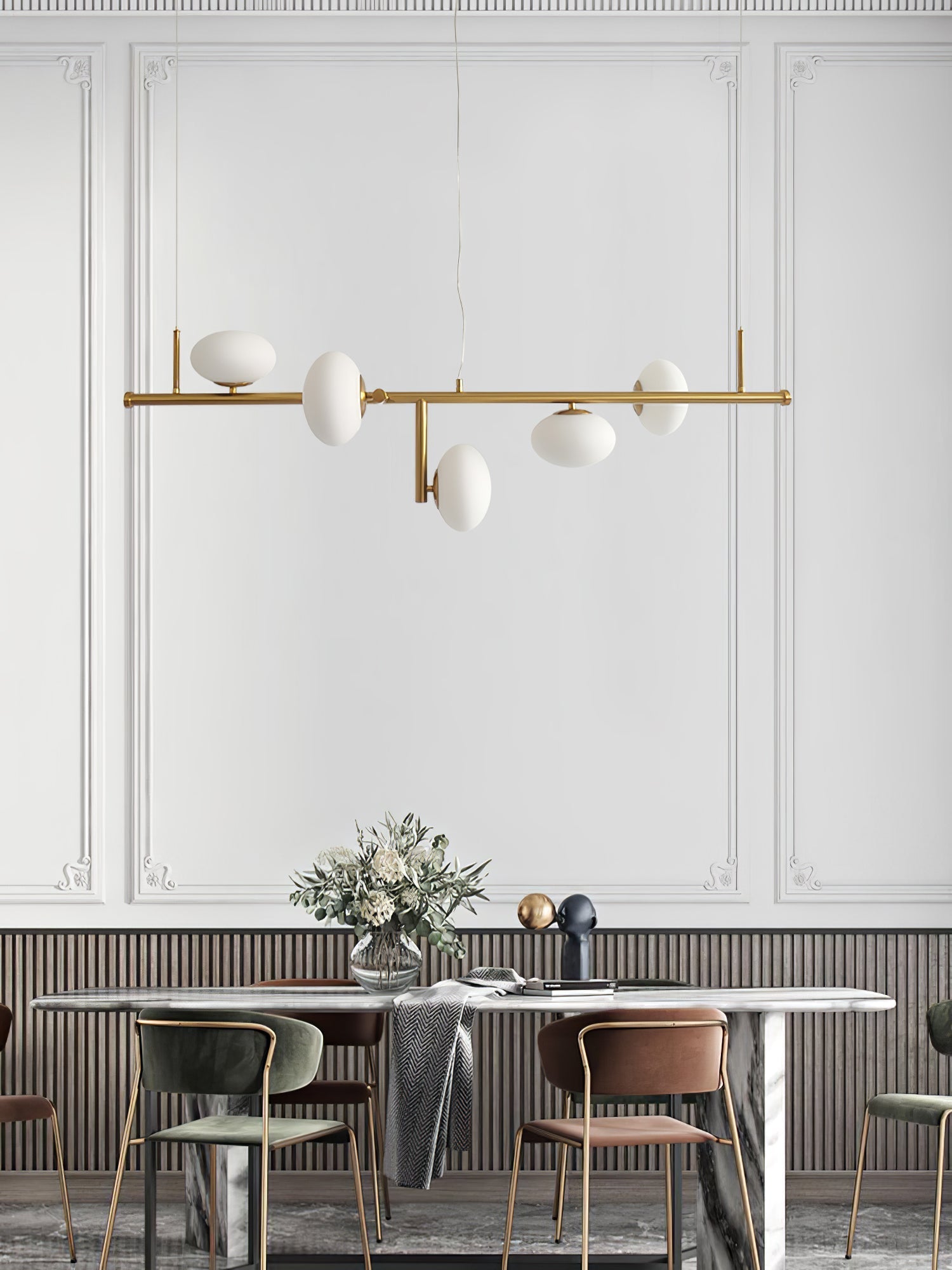 Balance Modern Glass Chandelier - Letslighting
