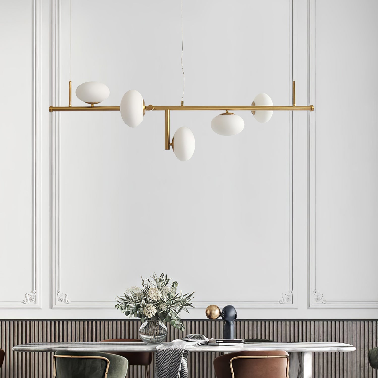 Balance Modern Glass Chandelier - Letslighting