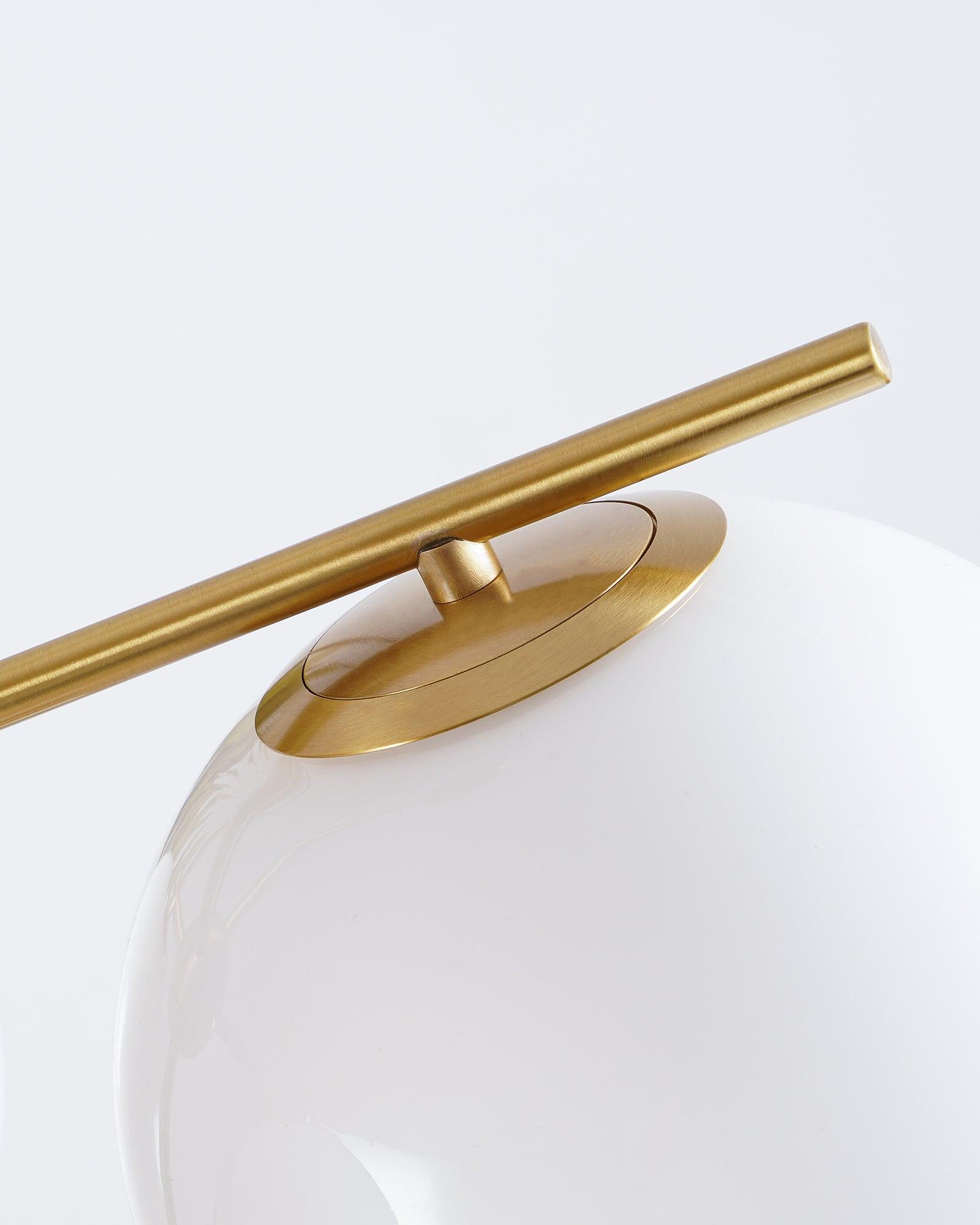 Lustra Chandelier Sphere & Stem Modern Gold LED - Letslighting