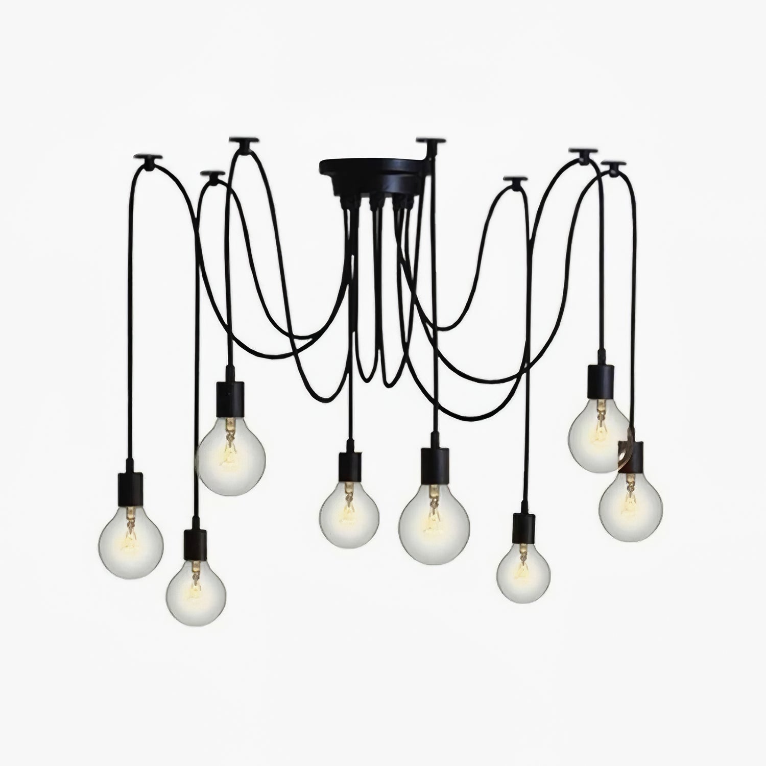 Lustra Chandelier Spider Cable Industrial - Letslighting