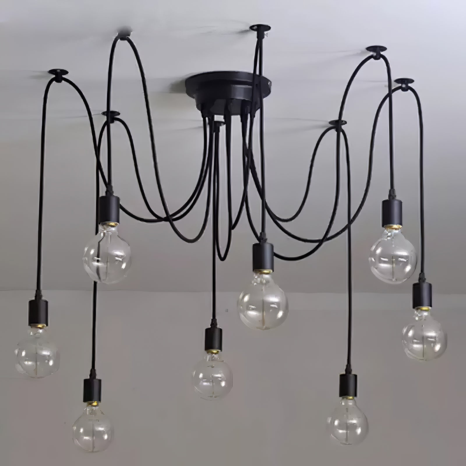 Lustra Chandelier Spider Cable Industrial - Letslighting