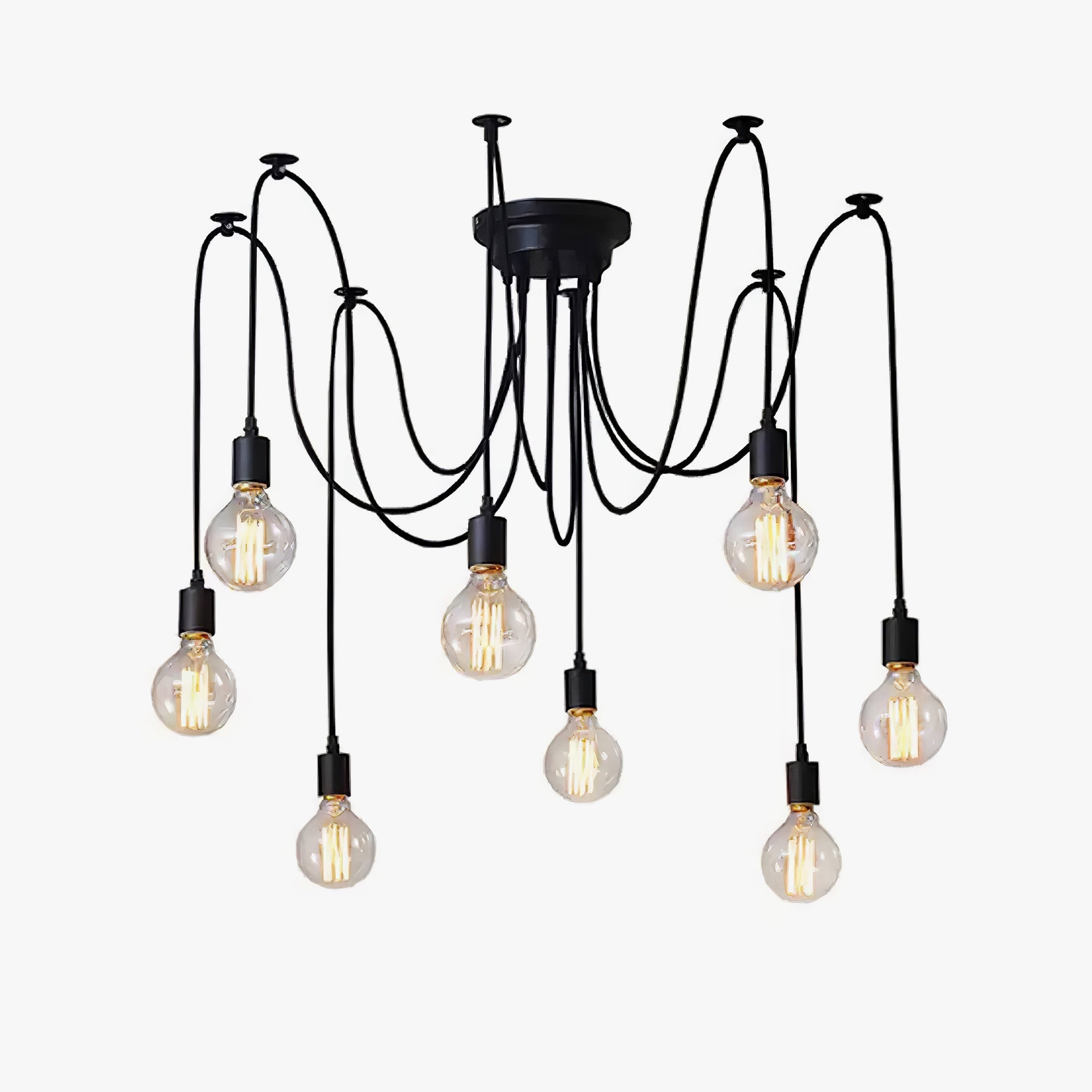 Lustra Chandelier Spider Cable Industrial - Letslighting