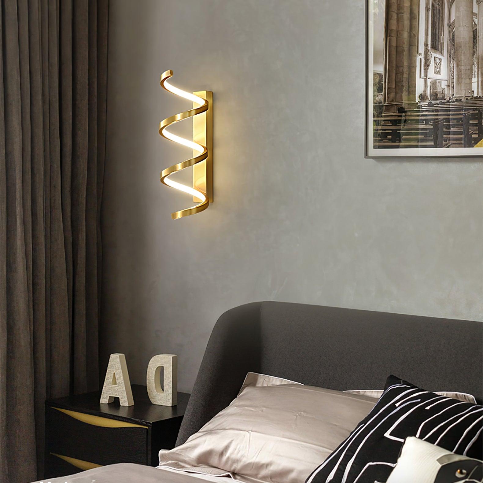 Asilion Nordic Art Spiral Wall Light - Letslighting
