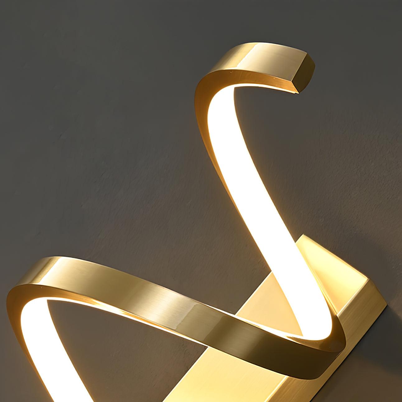 Asilion Nordic Art Spiral Wall Light - Letslighting