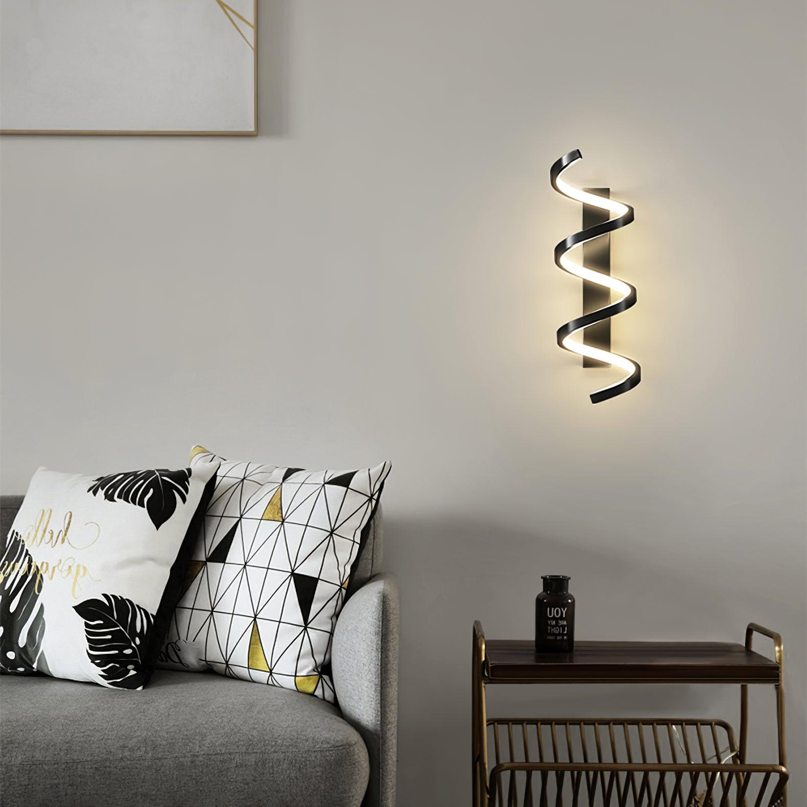 Asilion Nordic Art Spiral Wall Light - Letslighting