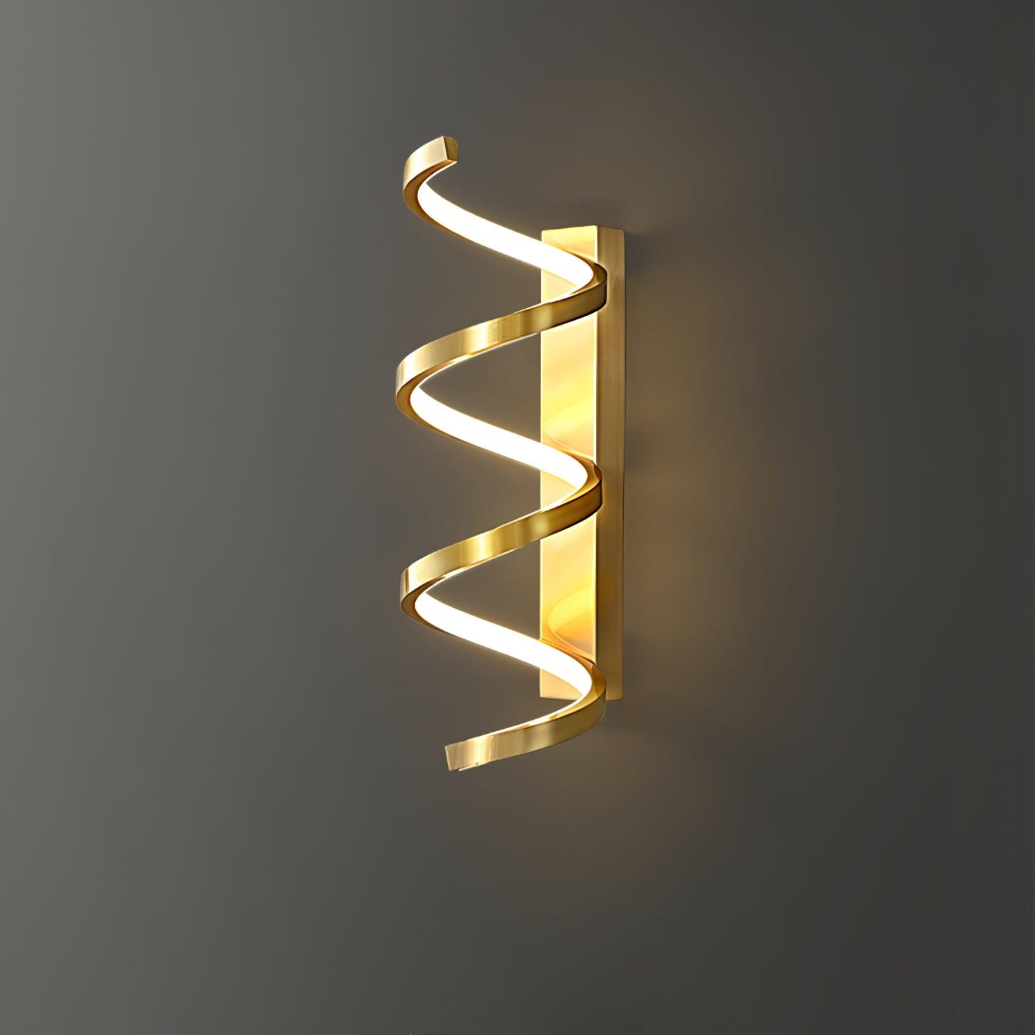 Asilion Nordic Art Spiral Wall Light - Letslighting