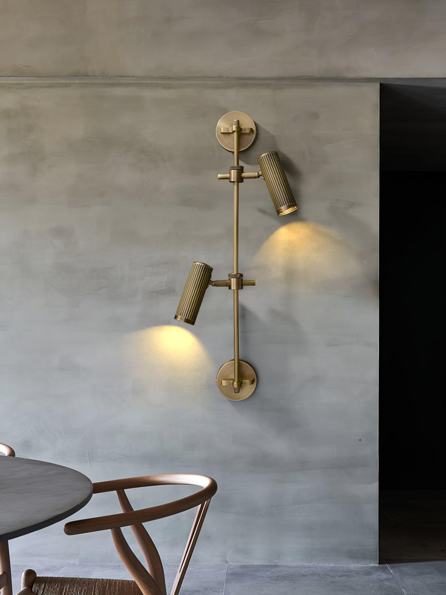 Glintice Brass Industrial Wall Lamp - Letslighting