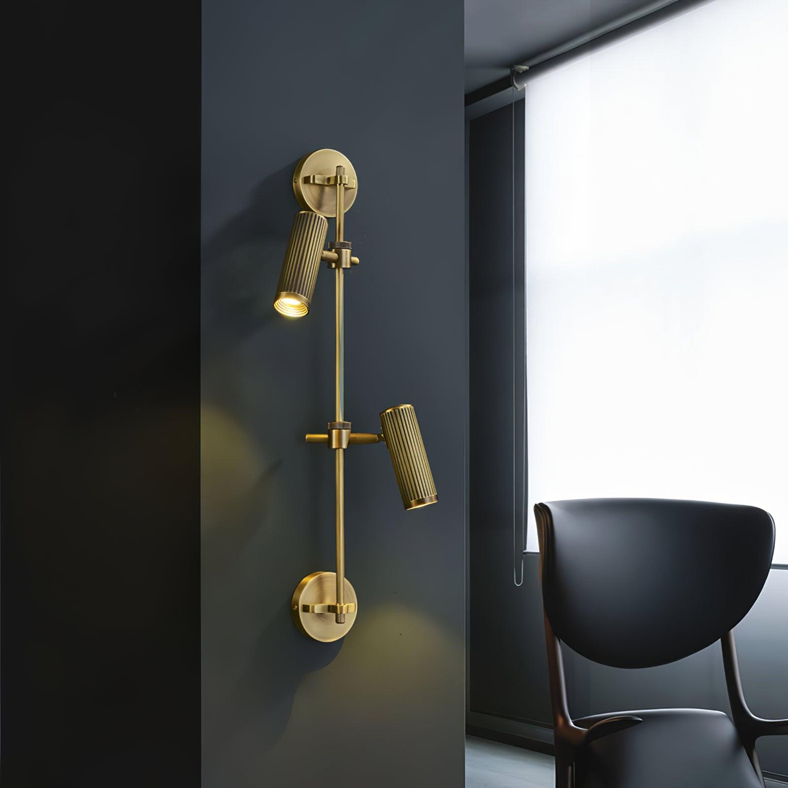 Glintice Brass Industrial Wall Lamp - Letslighting