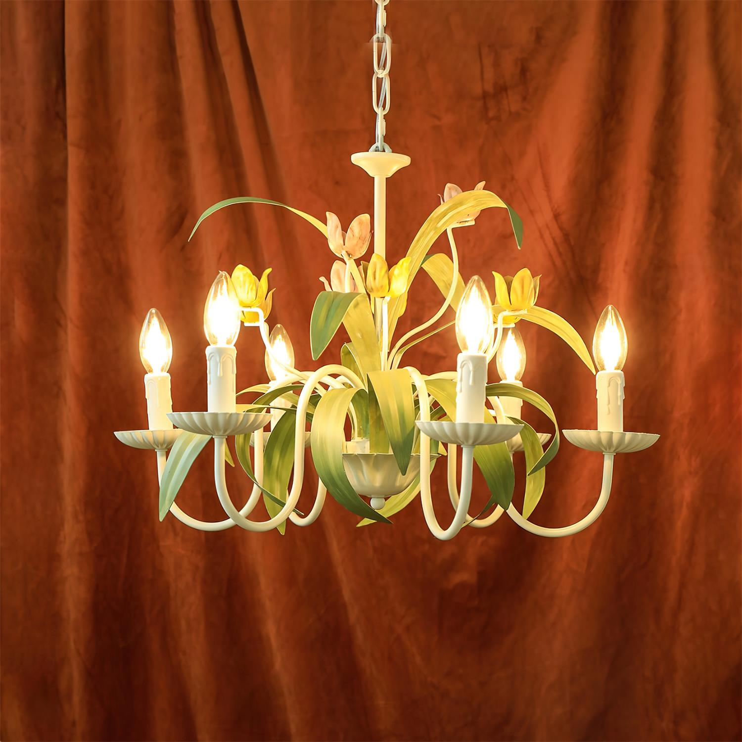 Springeau Chandelier Botanical Floral Whimsy - Letslighting