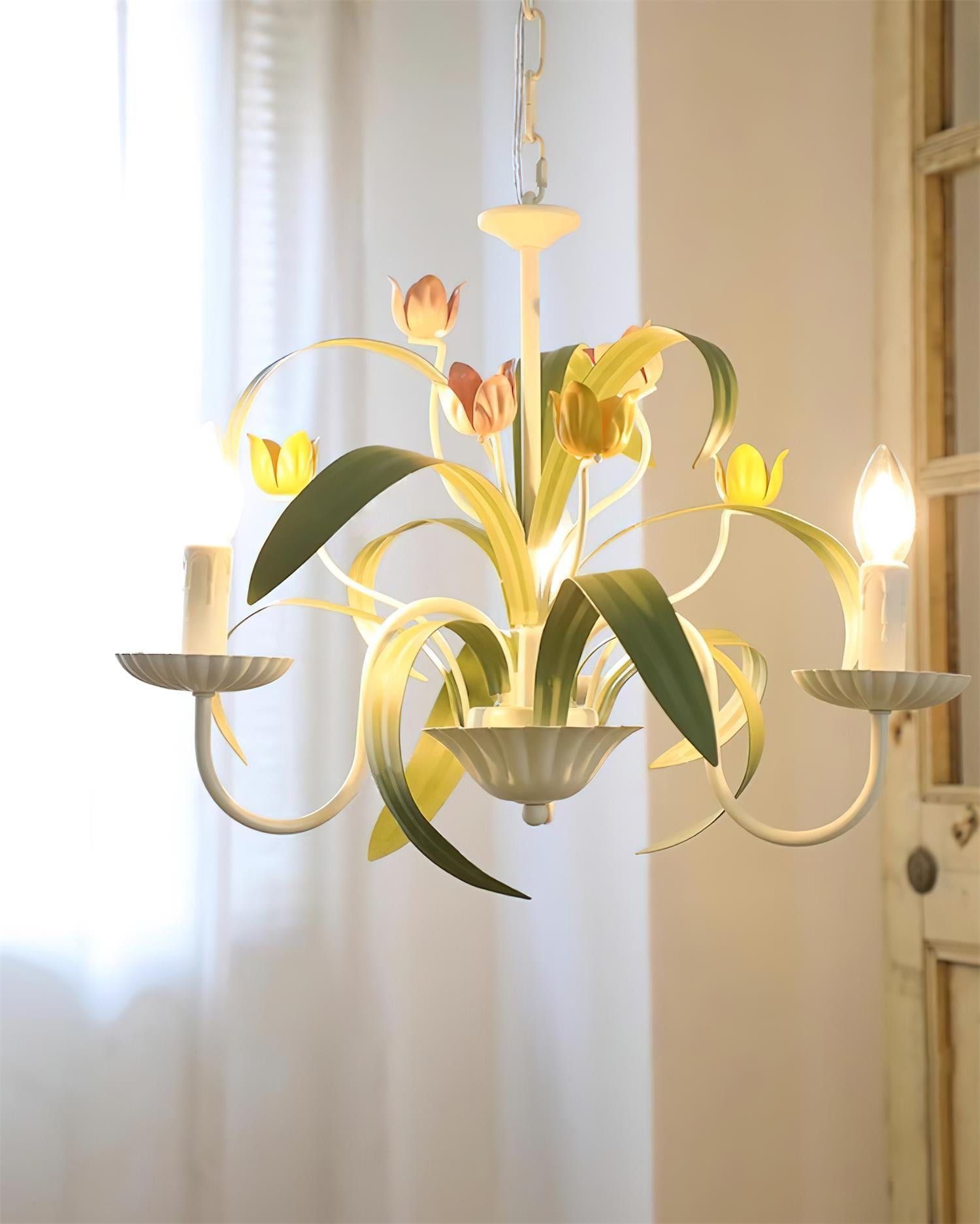 Springeau Chandelier Botanical Floral Whimsy - Letslighting