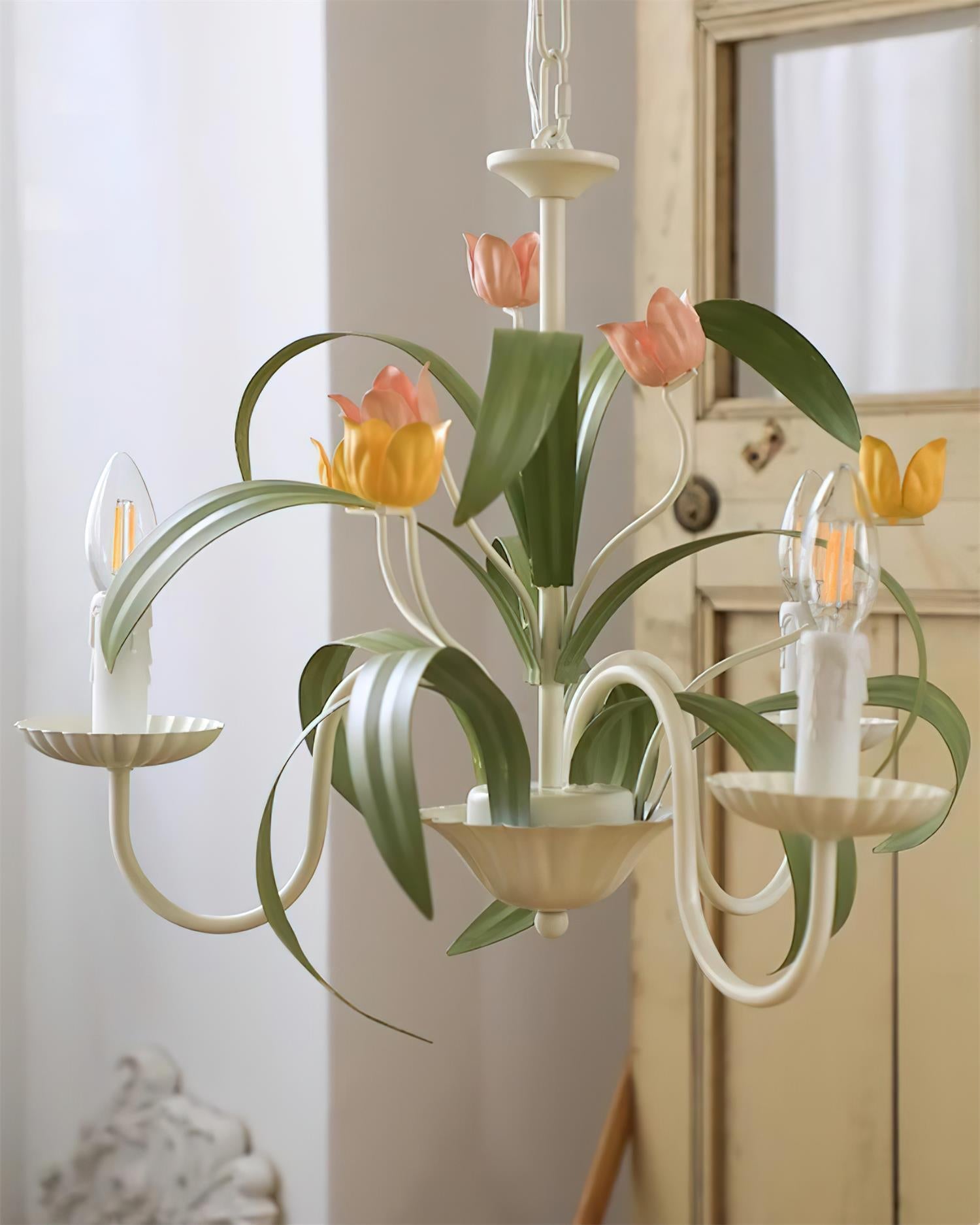 Springeau Chandelier Botanical Floral Whimsy - Letslighting
