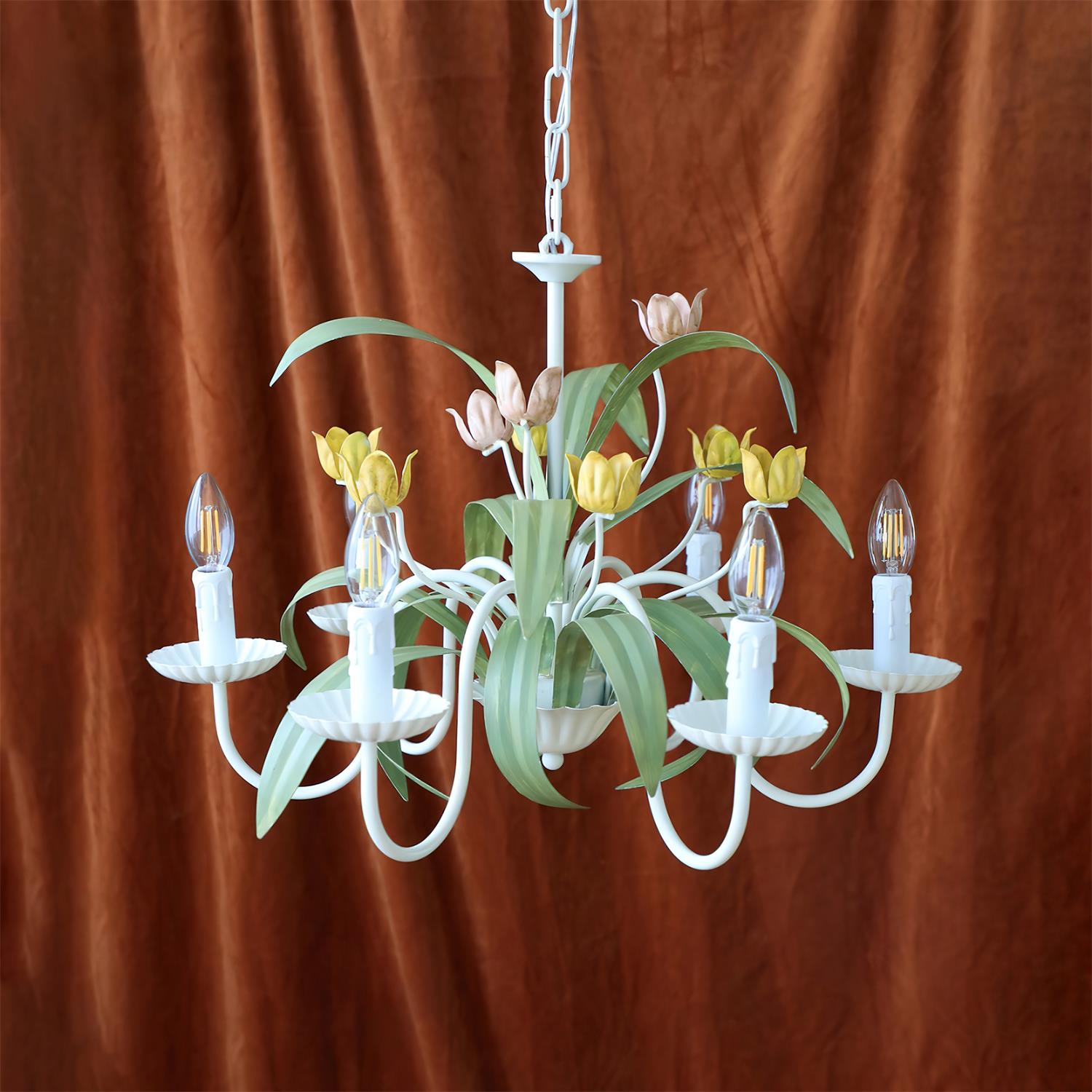 Springeau Chandelier Botanical Floral Whimsy - Letslighting
