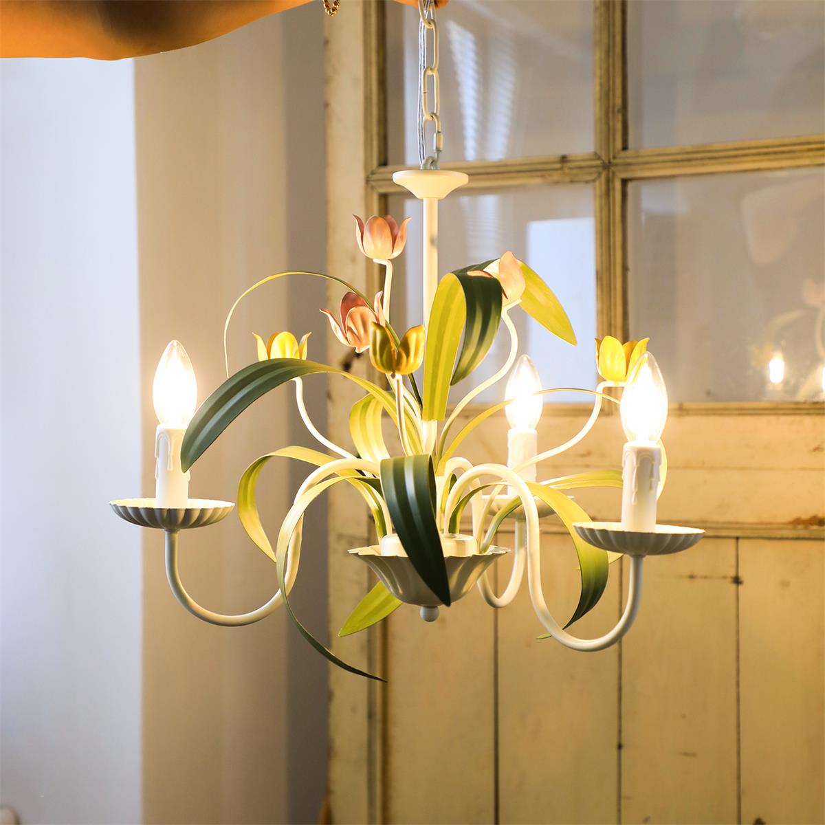 Springeau Chandelier Botanical Floral Whimsy - Letslighting