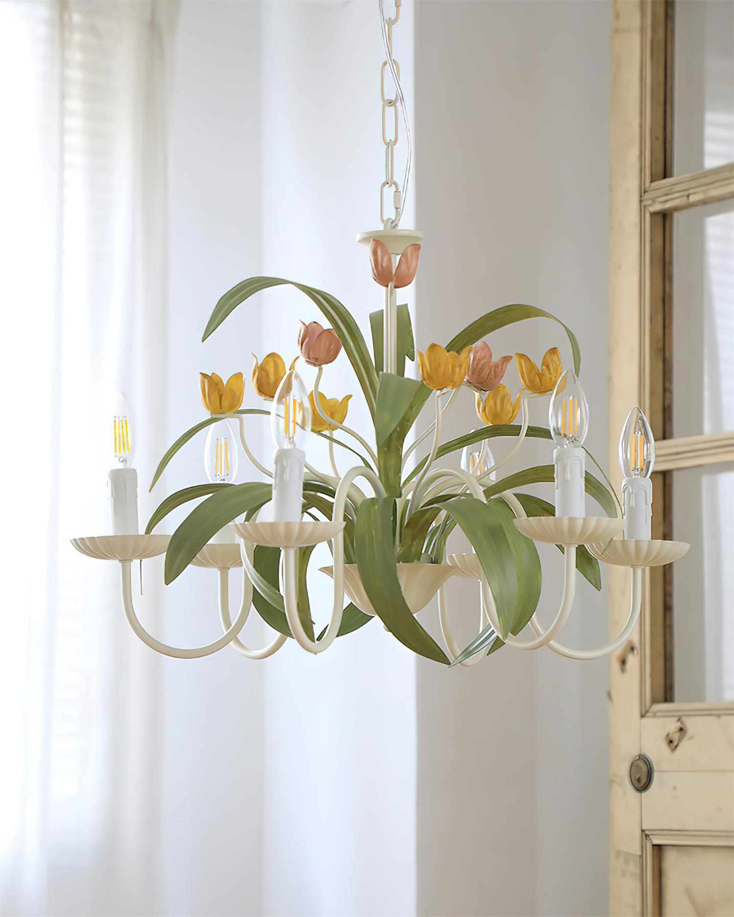 Springeau Chandelier Botanical Floral Whimsy - Letslighting