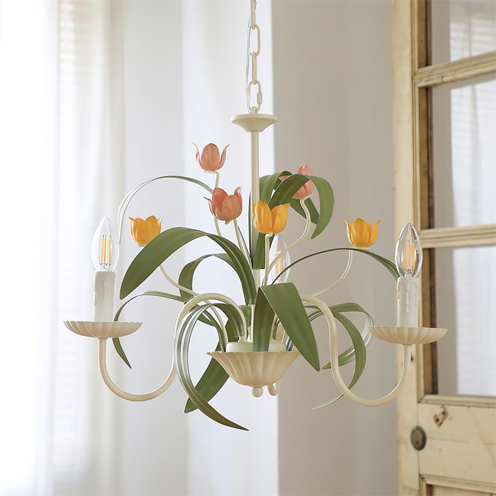 Springeau Chandelier Botanical Floral Whimsy - Letslighting