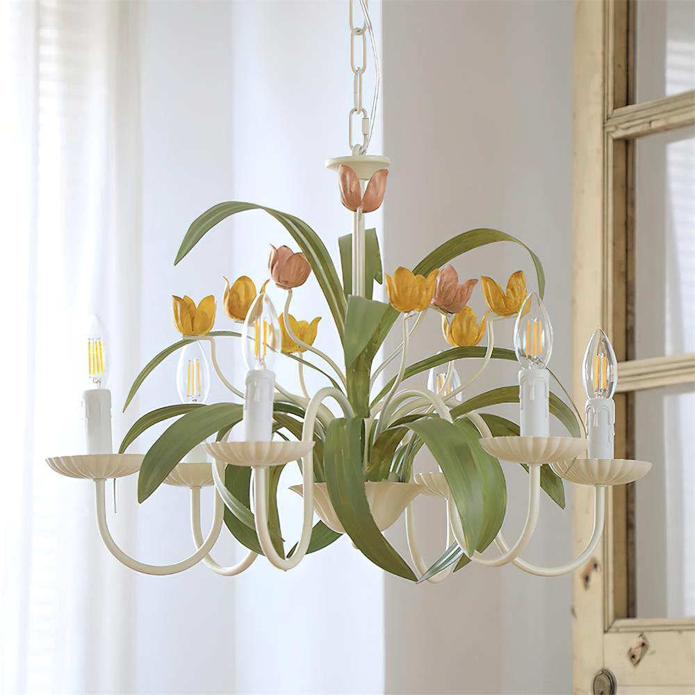 Springeau Chandelier Botanical Floral Whimsy - Letslighting