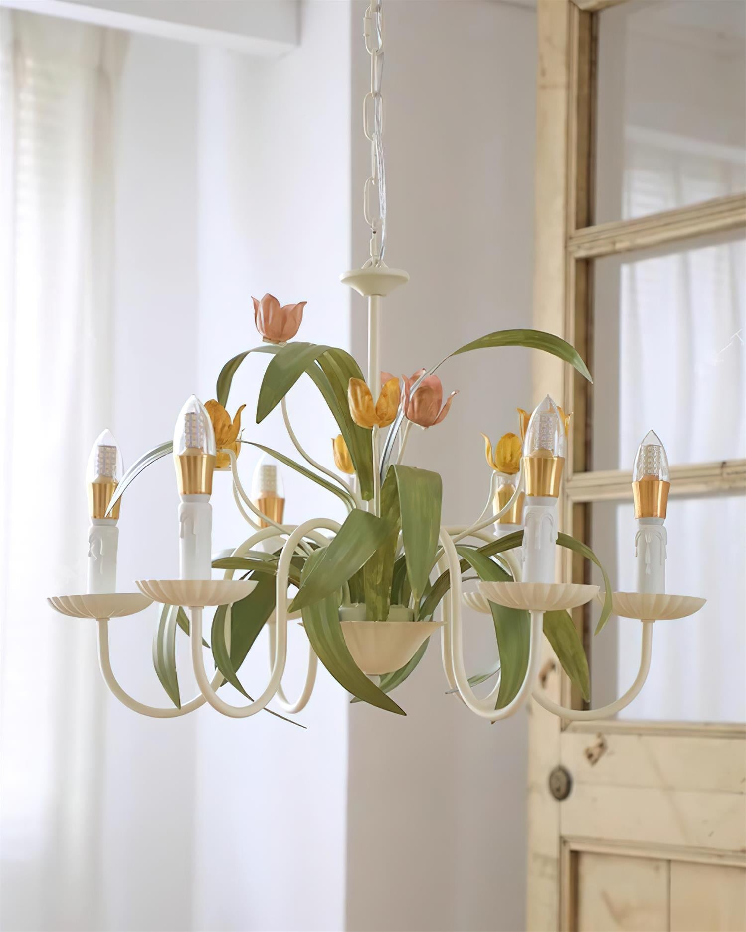 Springeau Chandelier Botanical Floral Whimsy - Letslighting