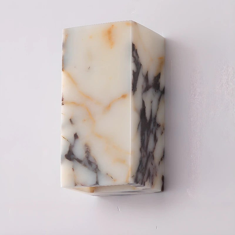 Illaee Modern Minimalist Square Marble Wall Lamp - Letslighting